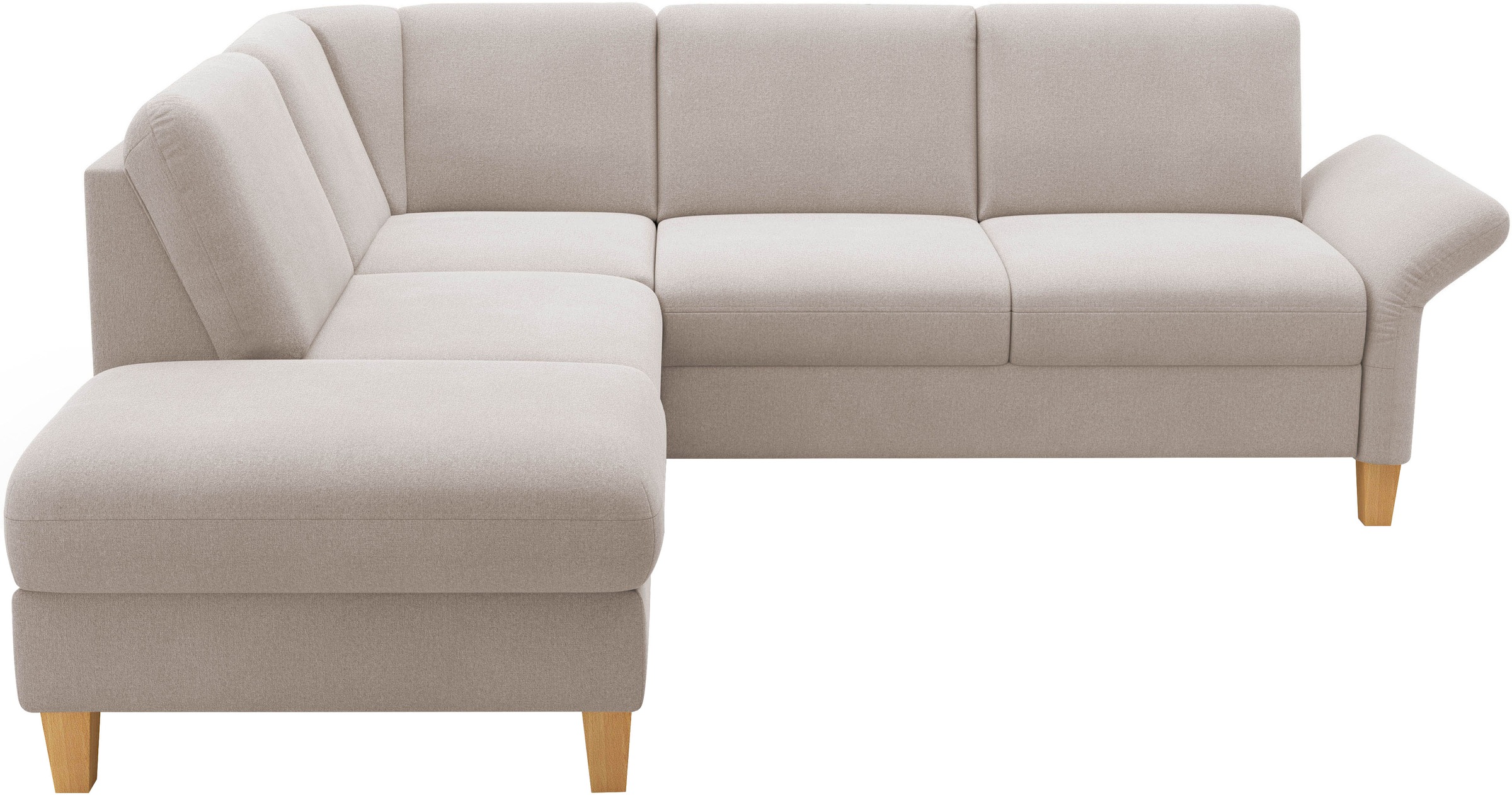 Home affaire Ecksofa »Rochelle, L-Form«, wahlweise mit Armteilverstellung, Bettfunktion und Bettkasten