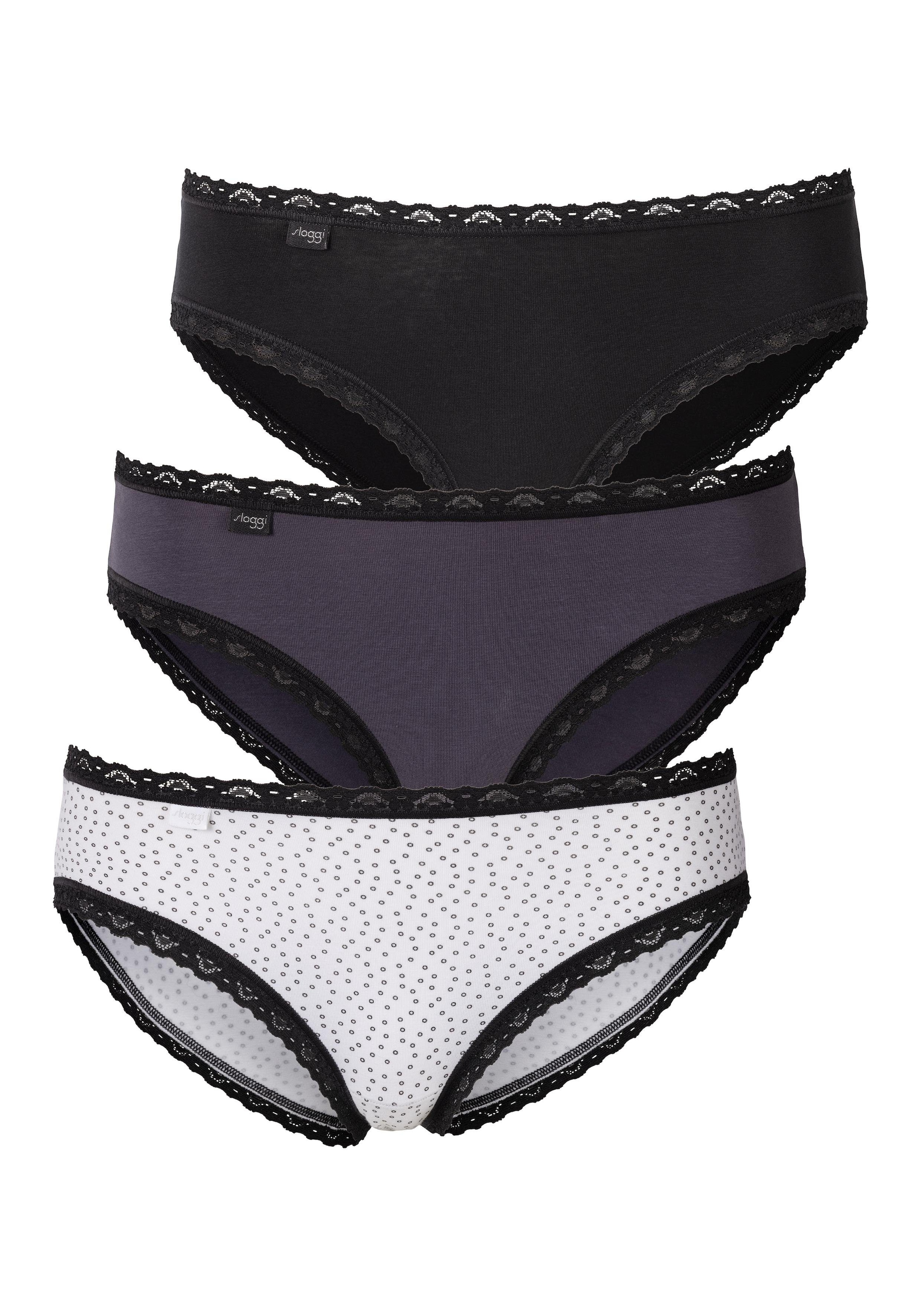 Sloggi Panty, (Packung, 3 St.), mit zarter Spitzeneinfassung kaufen