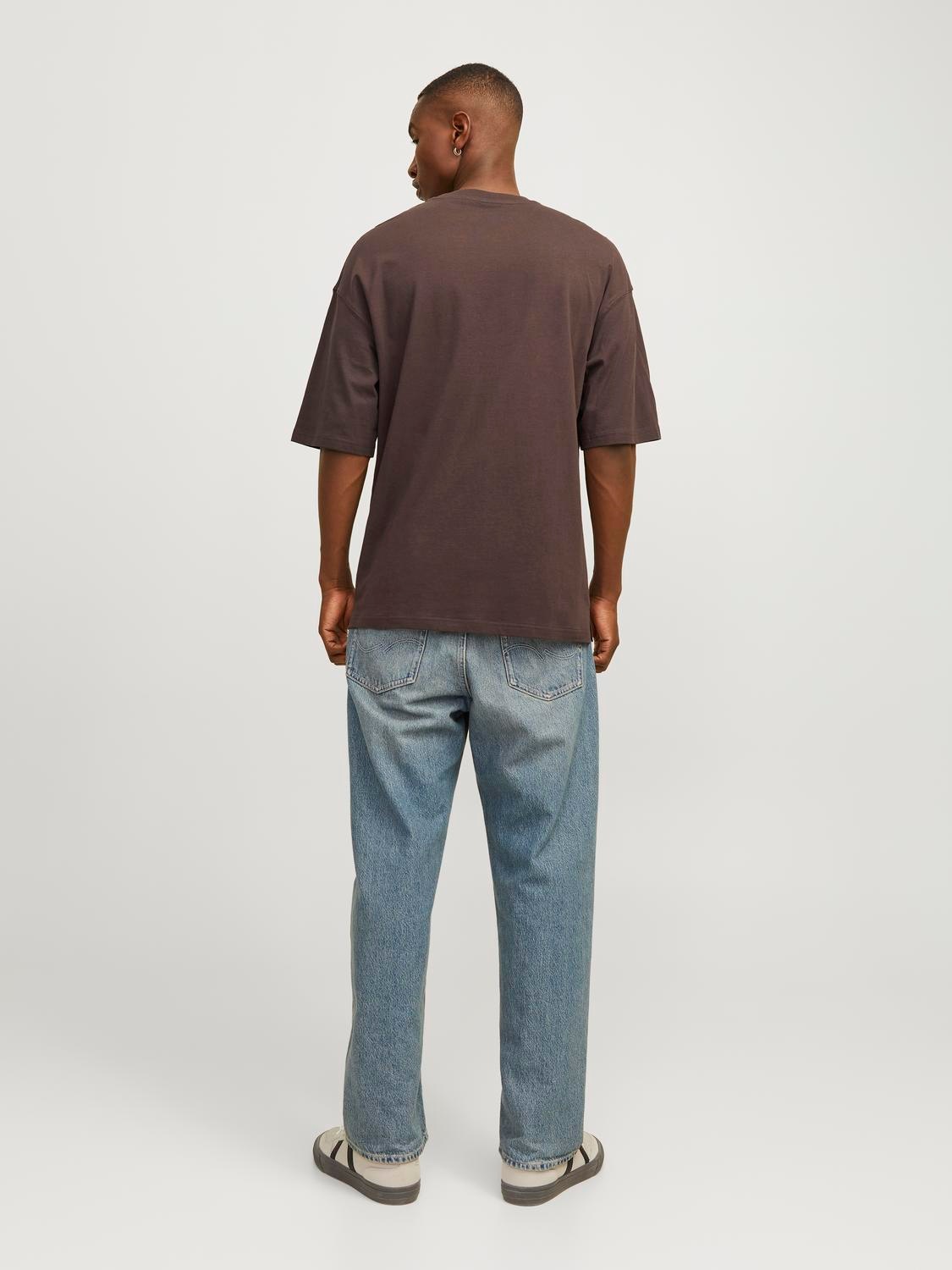 Jack & Jones Rundhalsshirt »JJECHARGE TEE O-NECK NOOS«, mit Rundhalsausschnitt