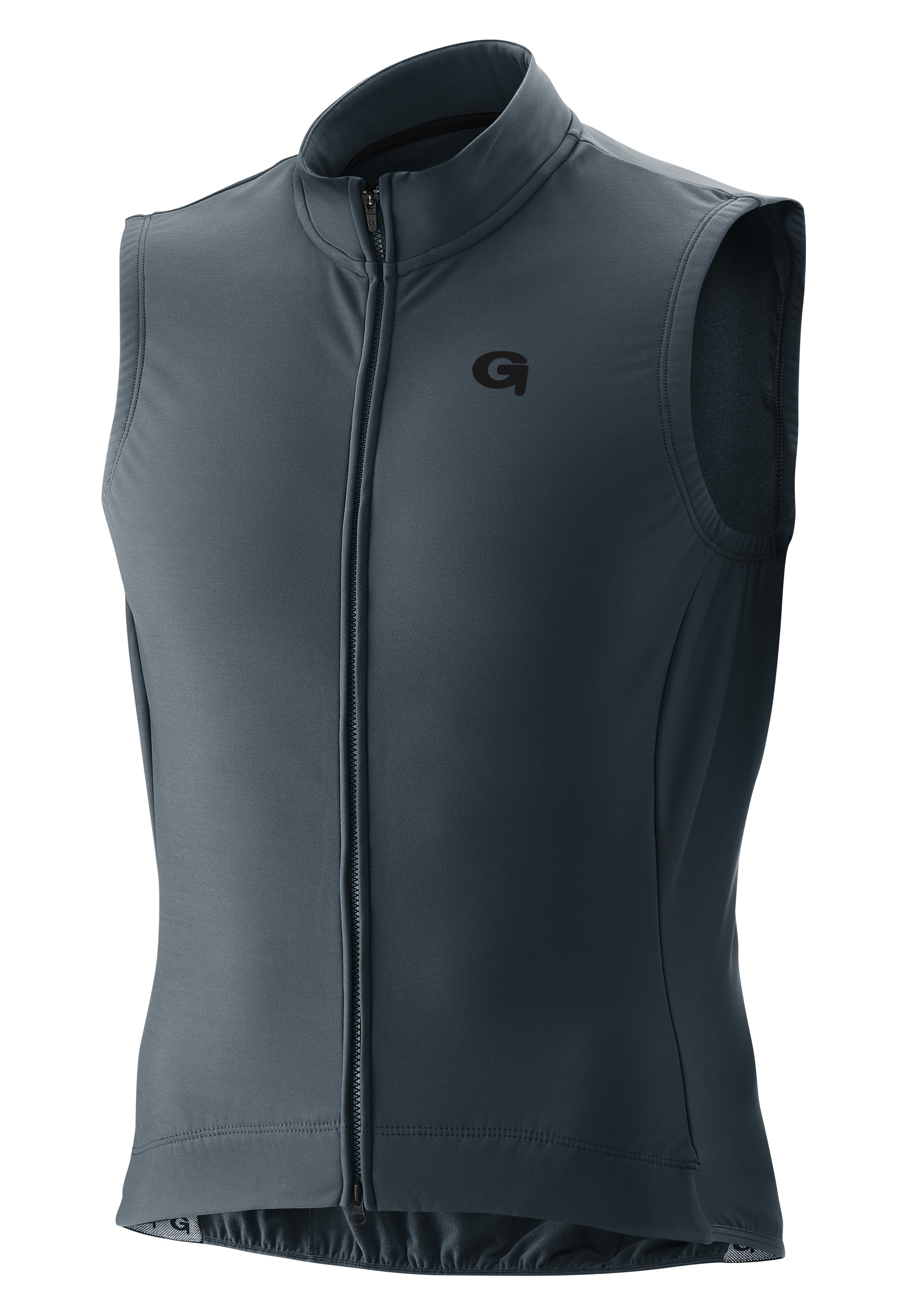 Gonso Gilet fonctionnel »Road Vest Therm« Herren Weste mit Rückentasche, atmungsaktive Radweste, Tight Fit