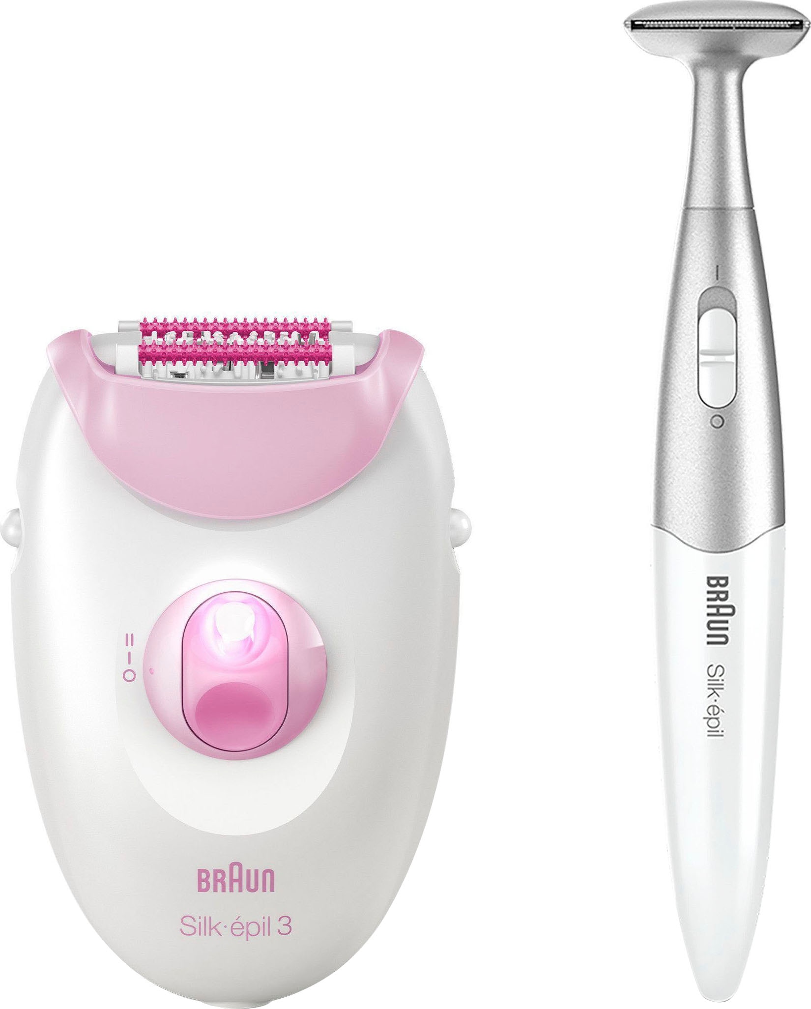 Braun Epilierer »Silk-épil 3 3-321«, Smartlight-Technologie, mit den Massagerollen