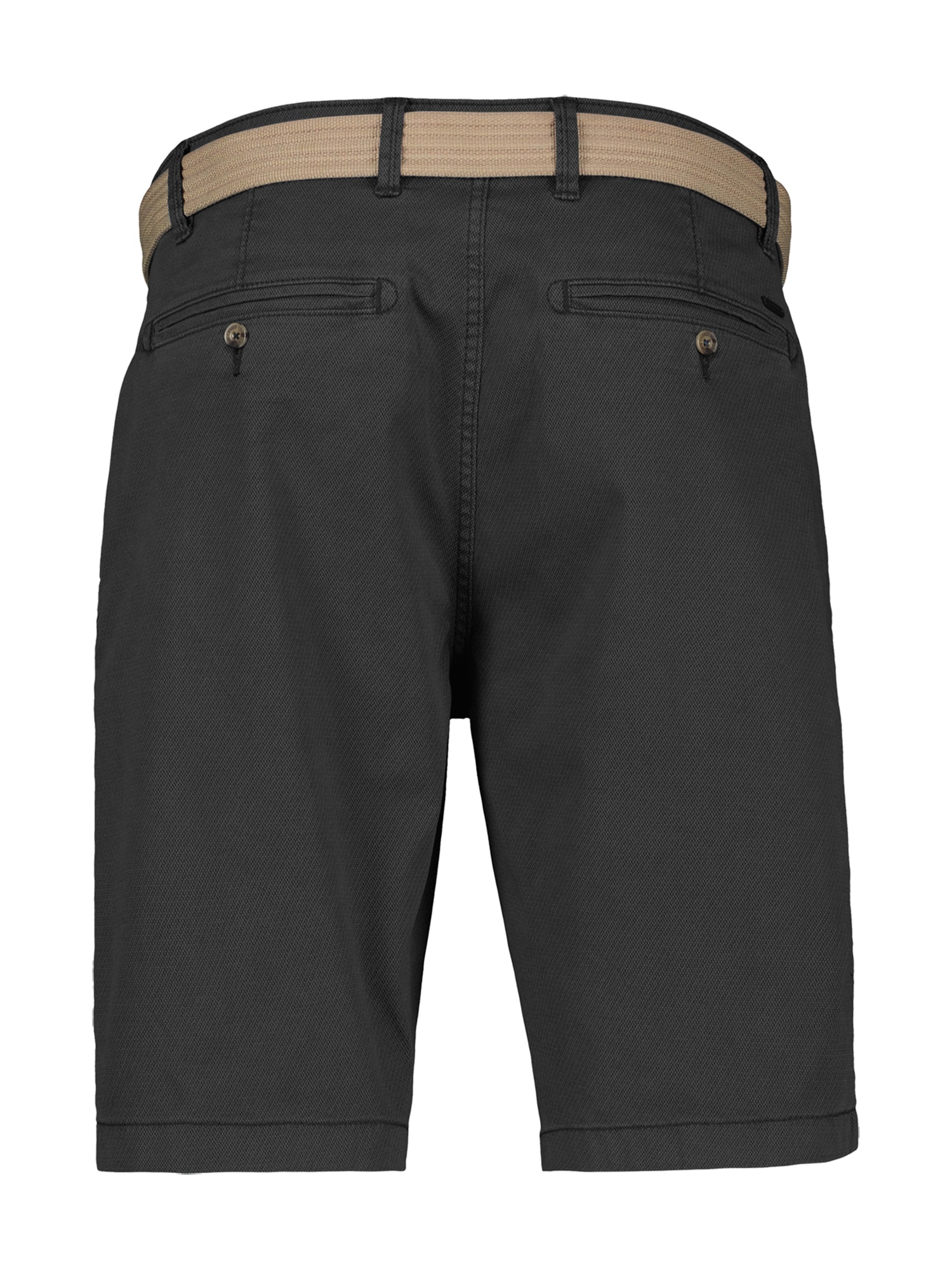 LERROS Bermudas »LERROS Chino-Bermuda mit Gürtel, in Grossen Grössen«, (Set)
