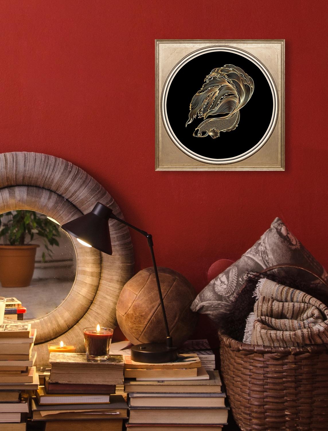 queence Acrylglasbild »Fisch«, Kunst-Gemälde-Tiere-Wassertiere, Fine Art-Print in Galeriequalität