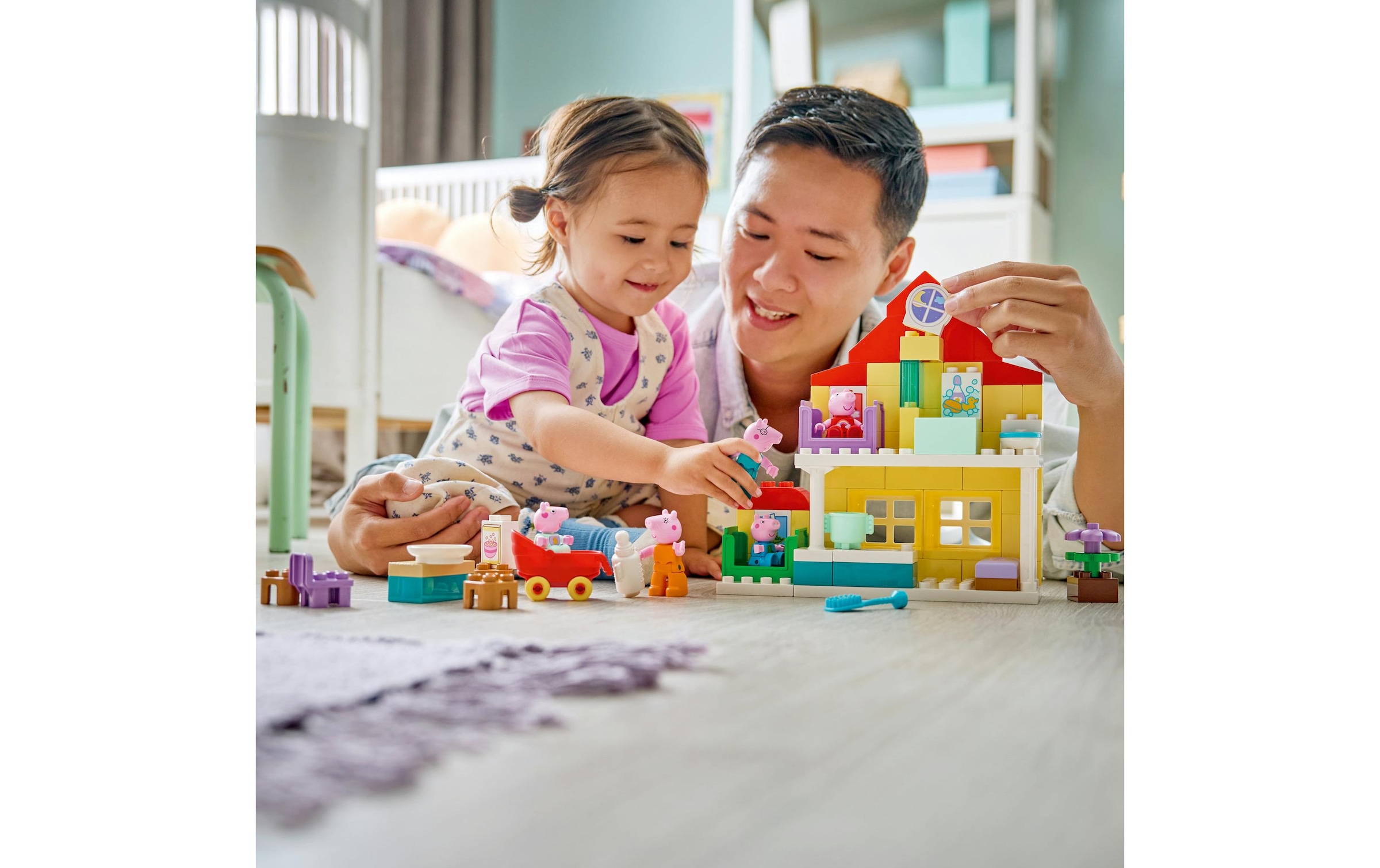 LEGO® Konstruktionsspielsteine »Familienhaus (10467), LEGO DUPLO Peppa Pig«