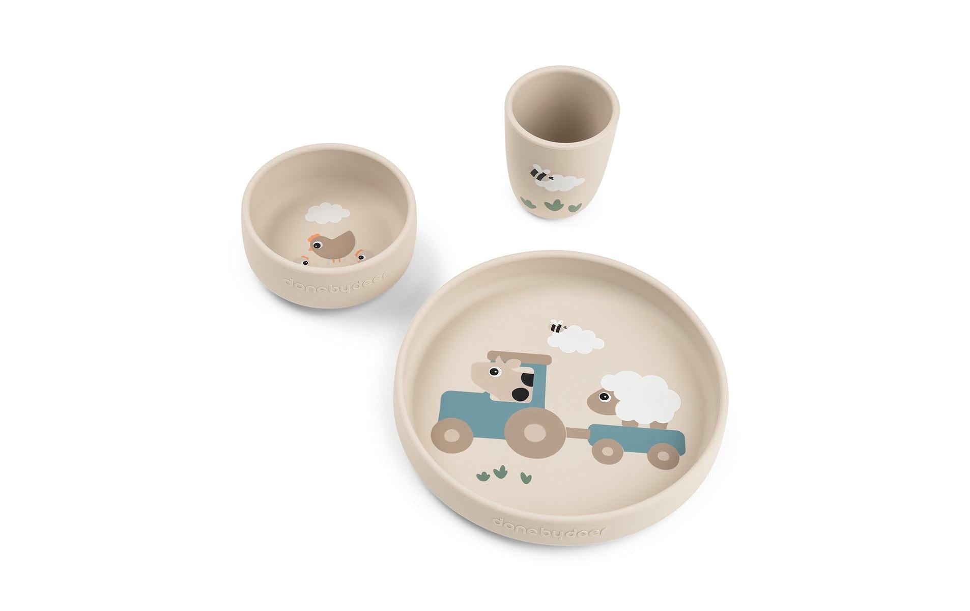 Image of DONE BY DEER Kindergeschirr-Set "done by deer Stick&Stay"