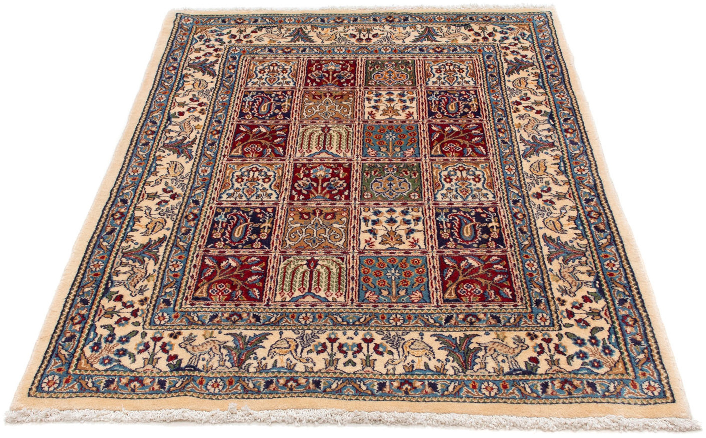 Image of morgenland Orientteppich »Perser - Classic - 146 x 99 cm - mehrfarbig«, rechteckig, 10 mm Höhe, Wohnzimmer, Handgeknüpft, Einzelstück mit Zertifikat bei Ackermann Versand Schweiz