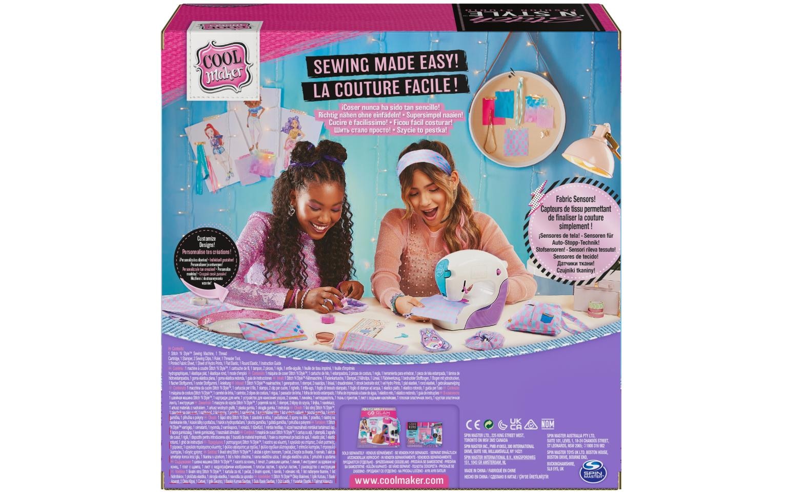 Spin Master Kinder-Nähmaschine »Stitch n Style Fashion Studio«