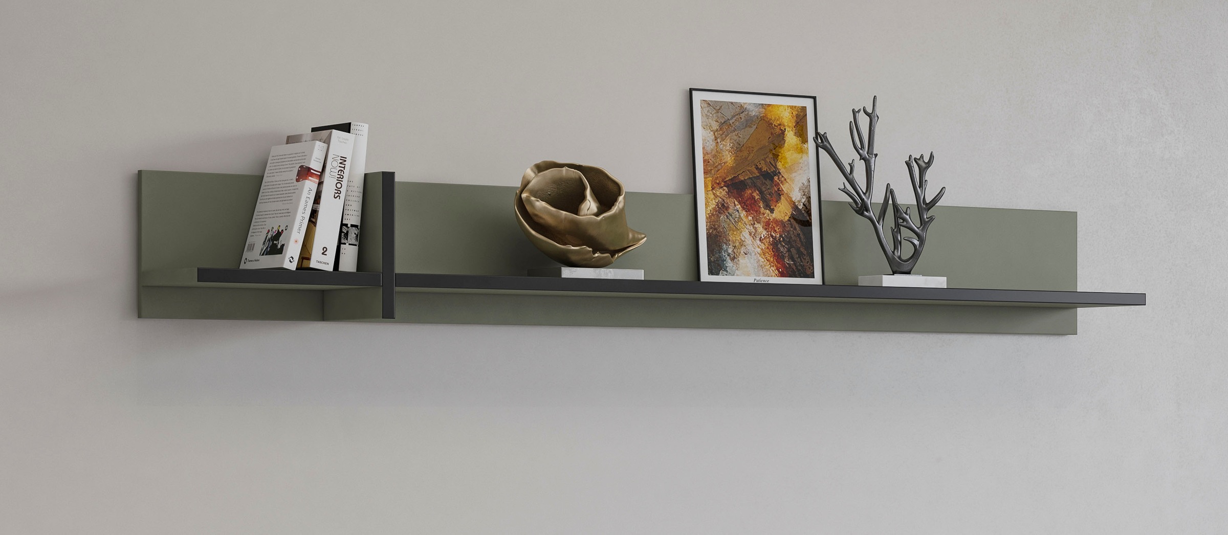 Image of GOODproduct Wandboard "Cross,Breite 180 cm, moderne Wandregal" Hängeregal mit viel Stauraum