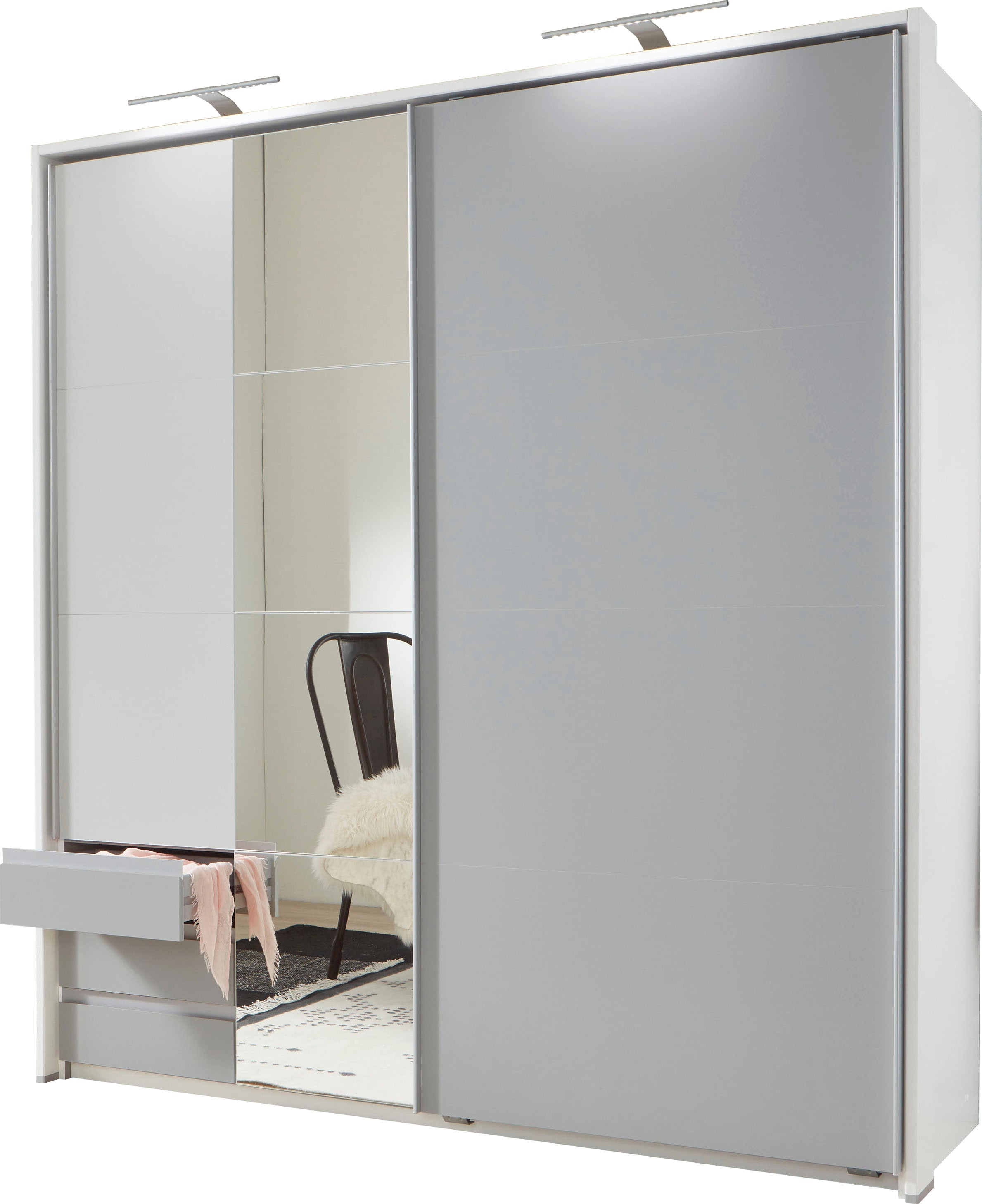 Image of Wimex Schwebetürenschrank, mit Schubkästen bei Ackermann Versand Schweiz