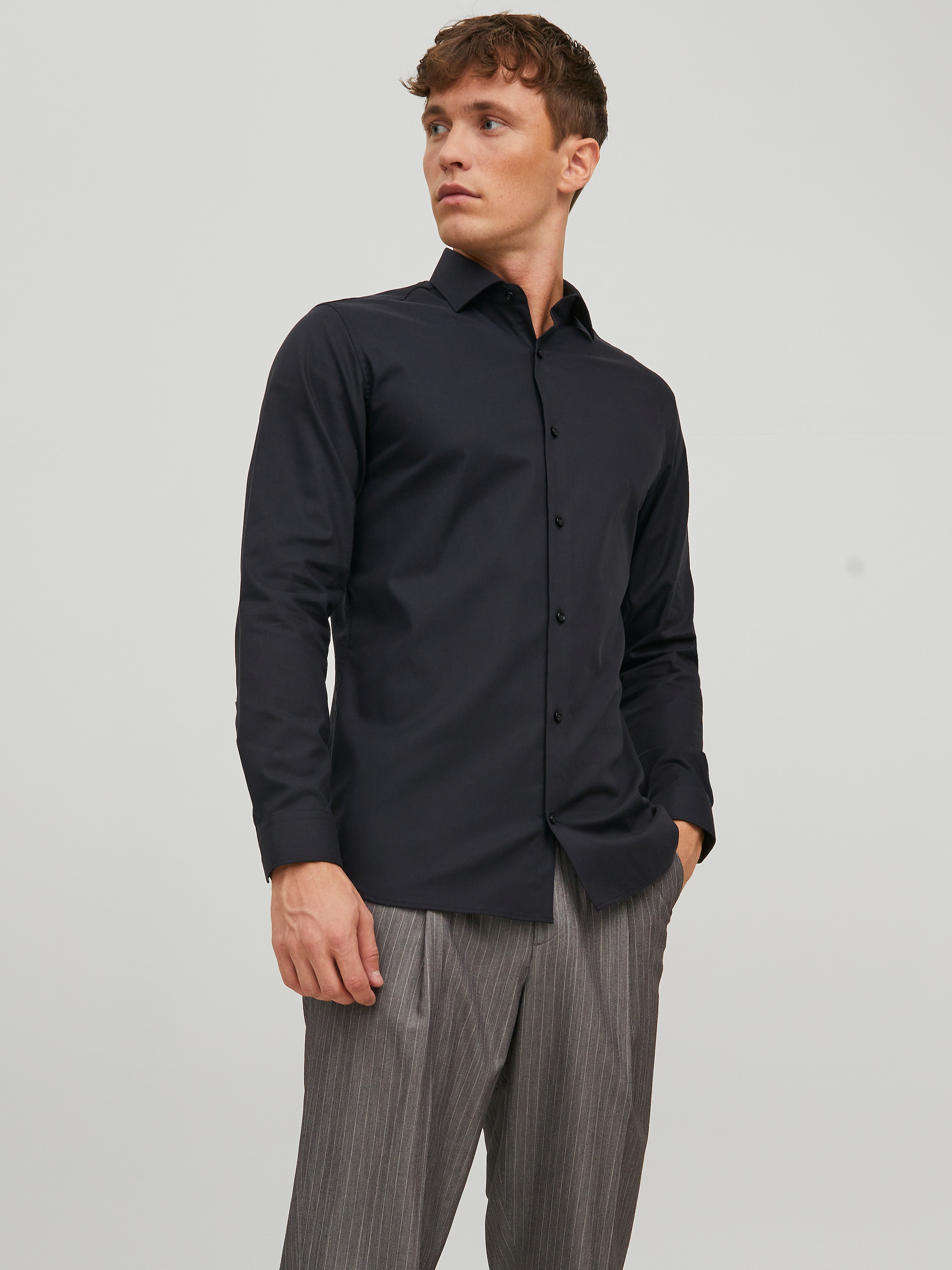 Jack & Jones Chemise à manches longues »JPRBLAPARKER Slim Fit Hemd, atmungsaktiv, ideal für den Alltag« Baumwolle, slim fit