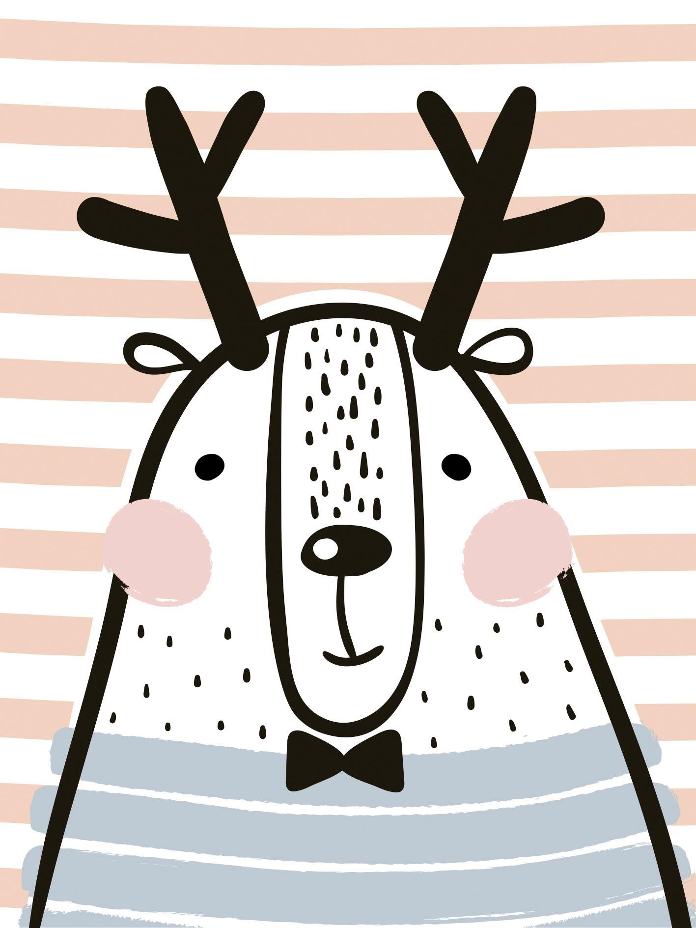 Image of Lüttenhütt Leinwandbild »Hirsch« bei Ackermann Versand Schweiz