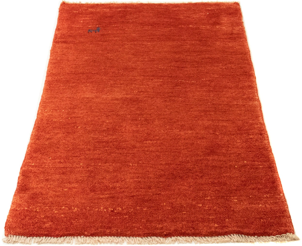 jetzt »Gabbeh Teppich handgeknüpft handgeknüpft Wollteppich morgenland rot«, rechteckig, kaufen