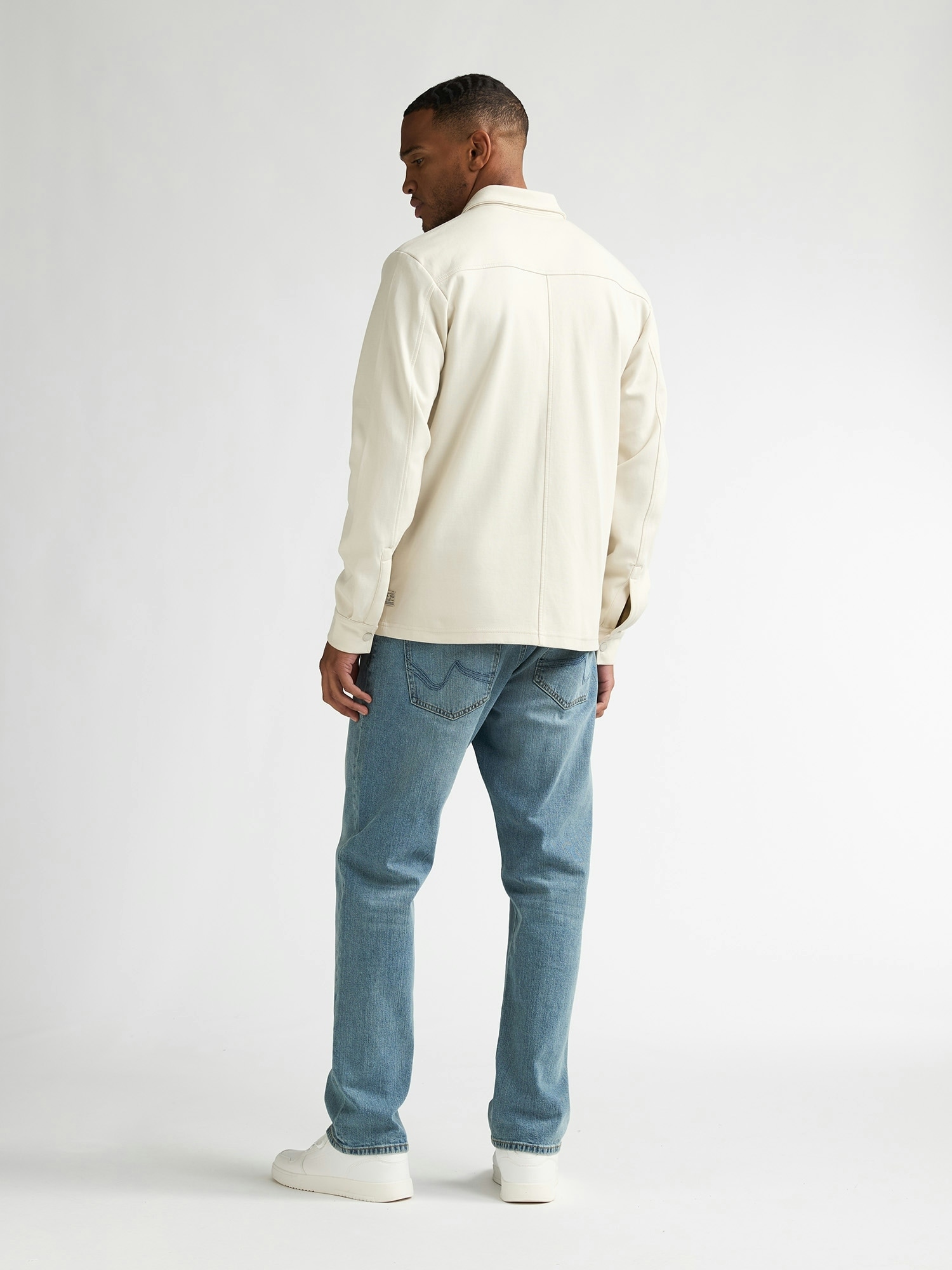 Petrol Industries Langarmhemd »Men Sweater Collar« wärmendes Material mit Druckknöpfen