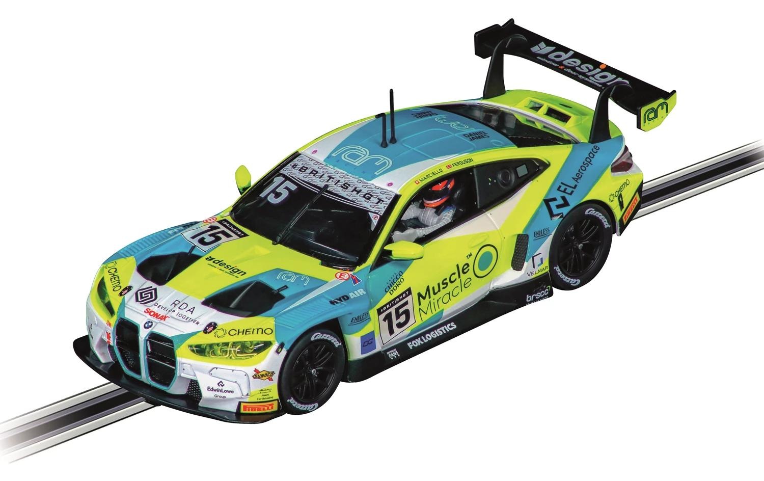 Image of Carrera Rennbahn-Auto "BMW M4 GT3 No. 15 1:32" Licht, Rücklicht