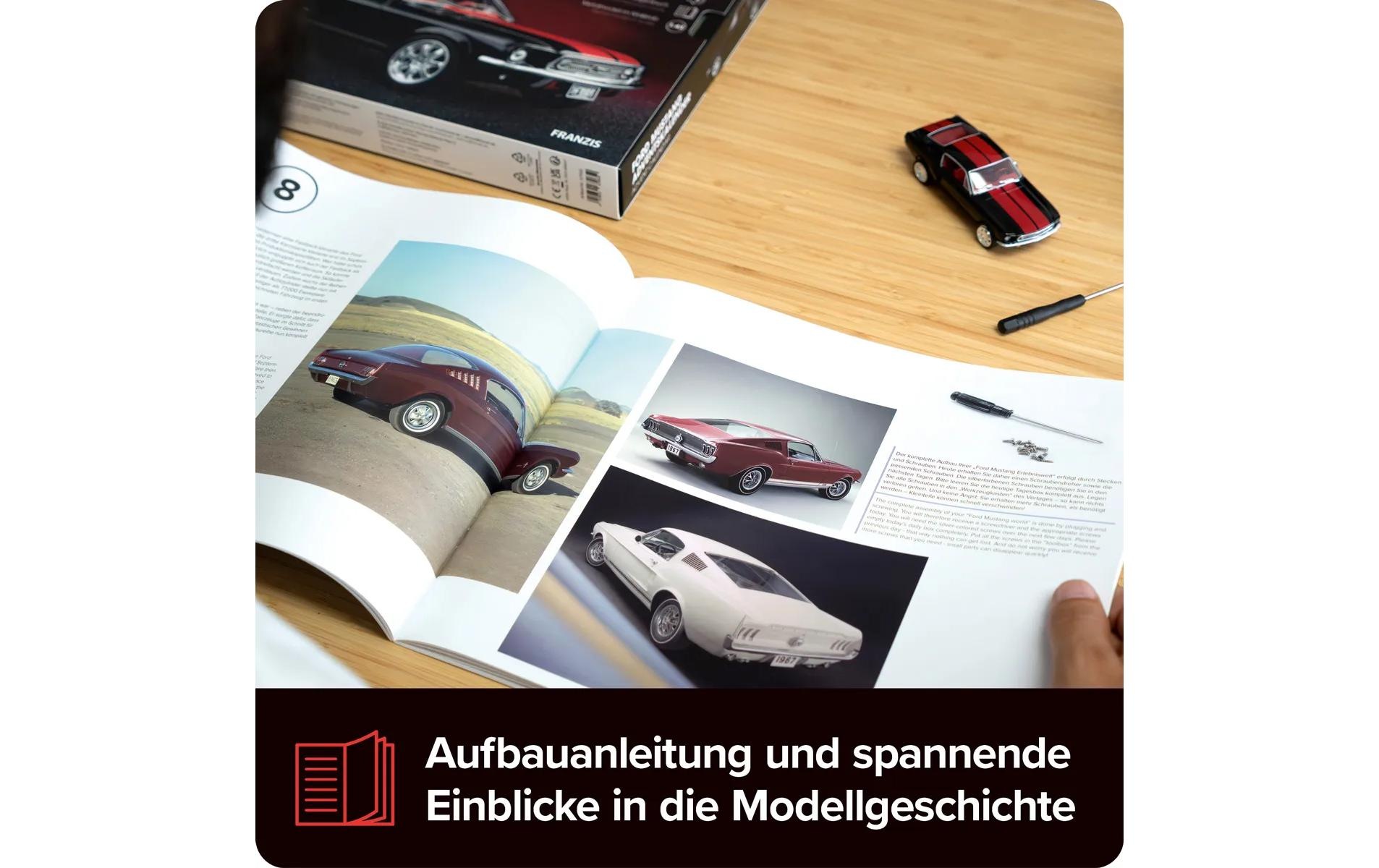 Franzis Calendrier de l'Avent »Mustang Modellbausatz Massstab 1:43«