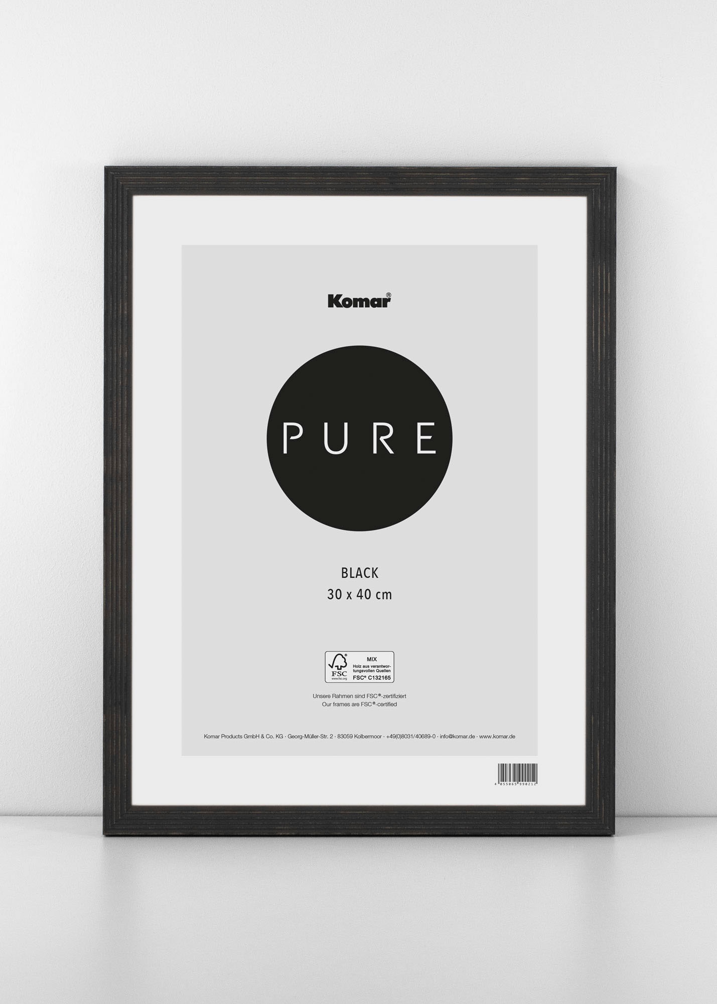 Komar Cadre photo »Country Style Holz« Echtholzrahmen mit hochtransparentem Acrylglas