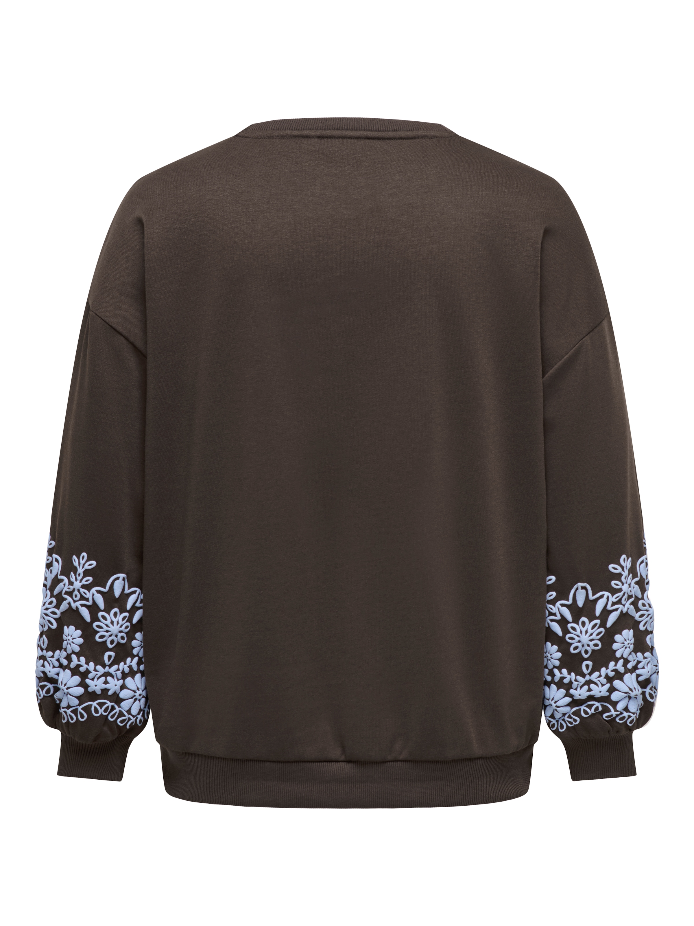 ONLY CARMAKOMA Sweatshirt »CARBROOKE L/S O-NECK PRINT SWT JRS NOOS«, Baumwollmischung, regular fit
