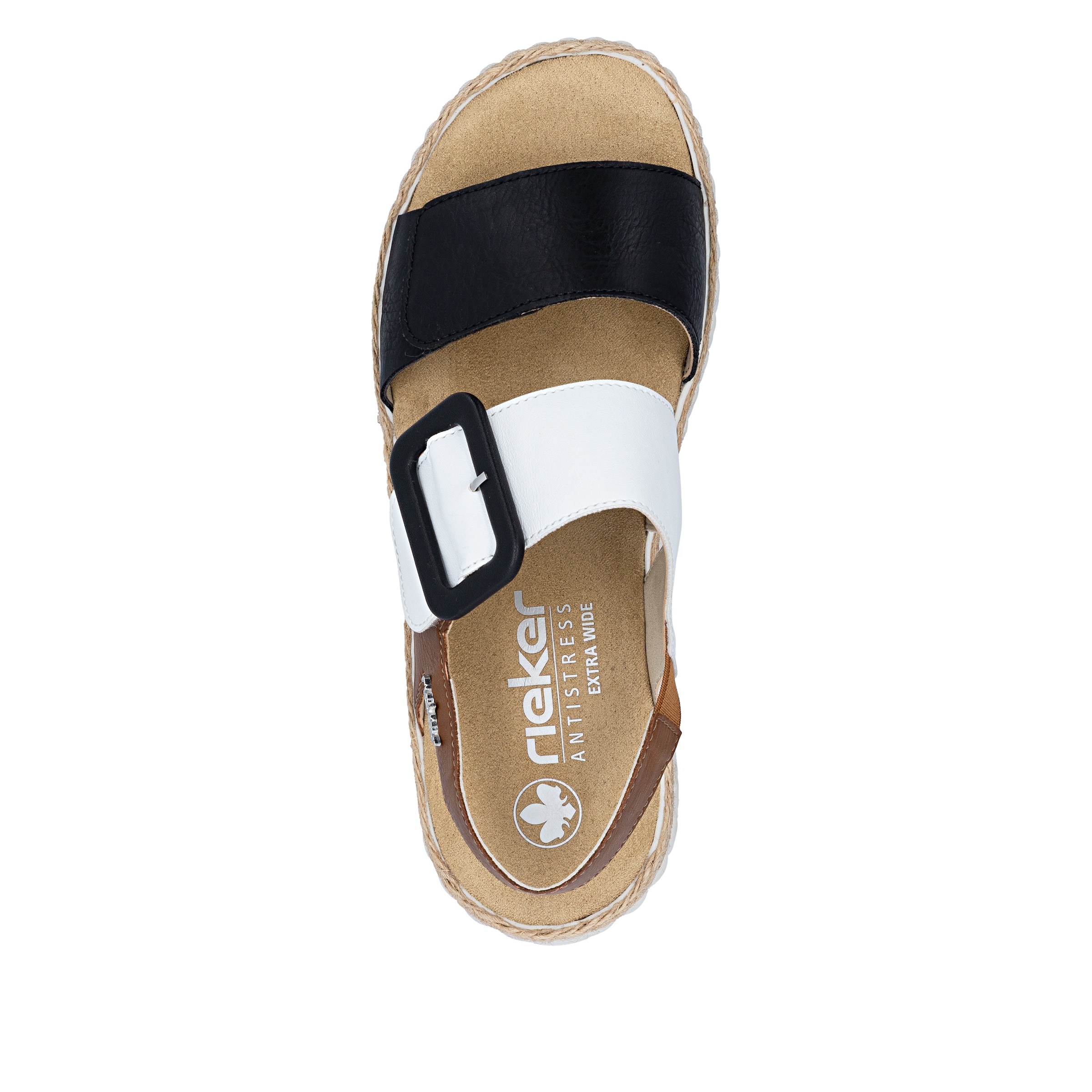 Rieker Sandale à plateforme  chaussure d'été, sandale, talon compensé, forme confortable