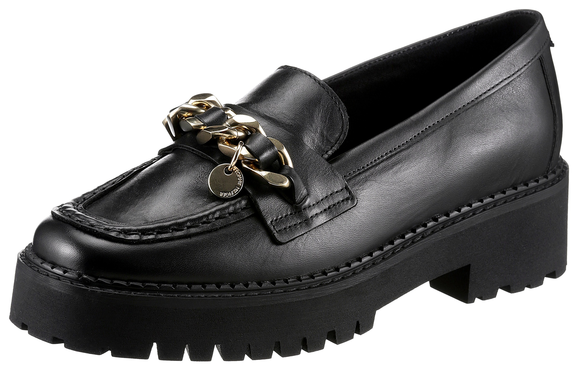 Tommy Hilfiger Loafer »CHAIN CHUNKY LOAFER«, mit goldfarbener Zierkette kaufen