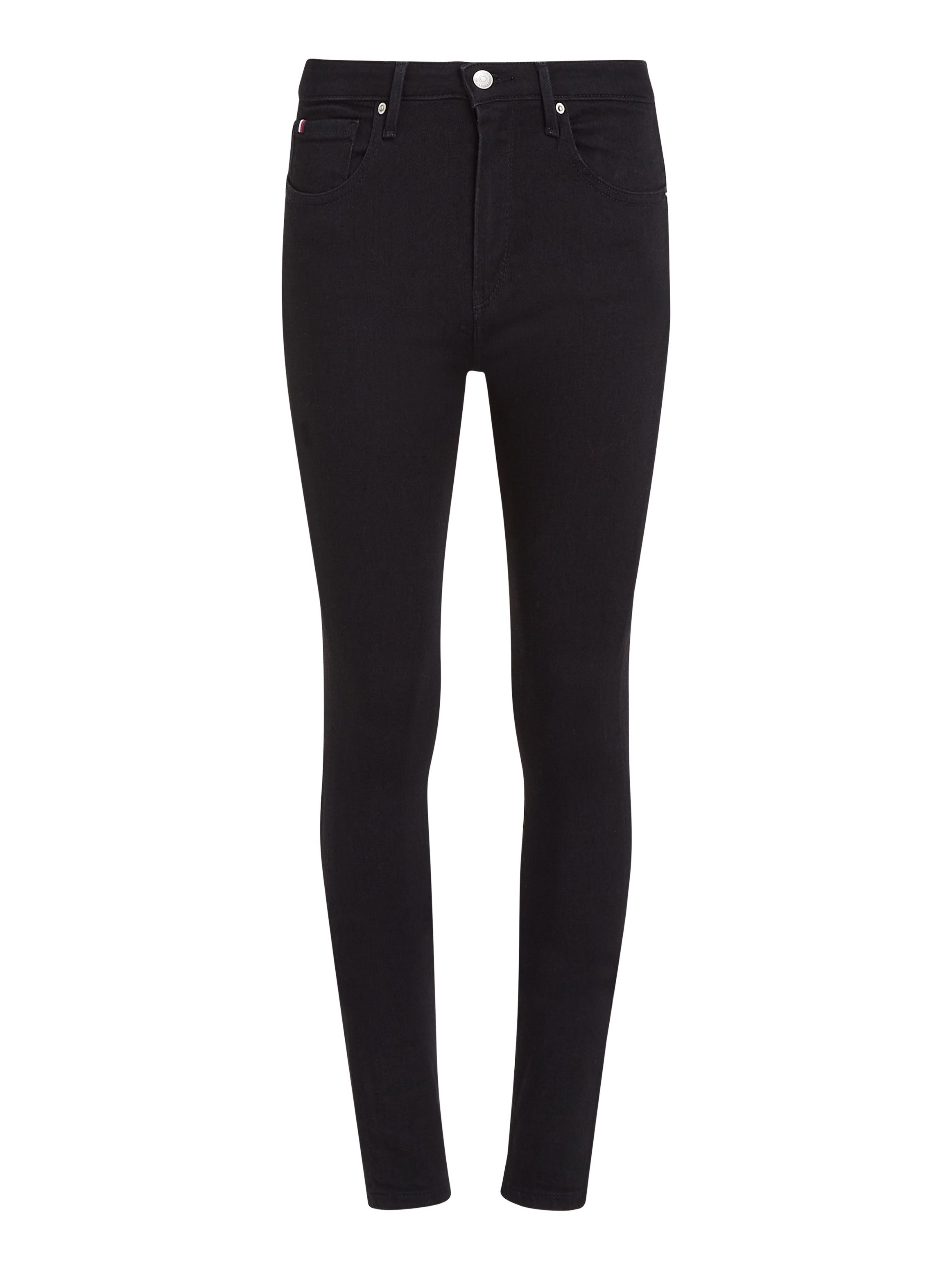 Tommy Hilfiger Skinny-fit-Jeans »COMO SKINNY RW BLACK«, mit Tommy Hilfiger Logo-Badge