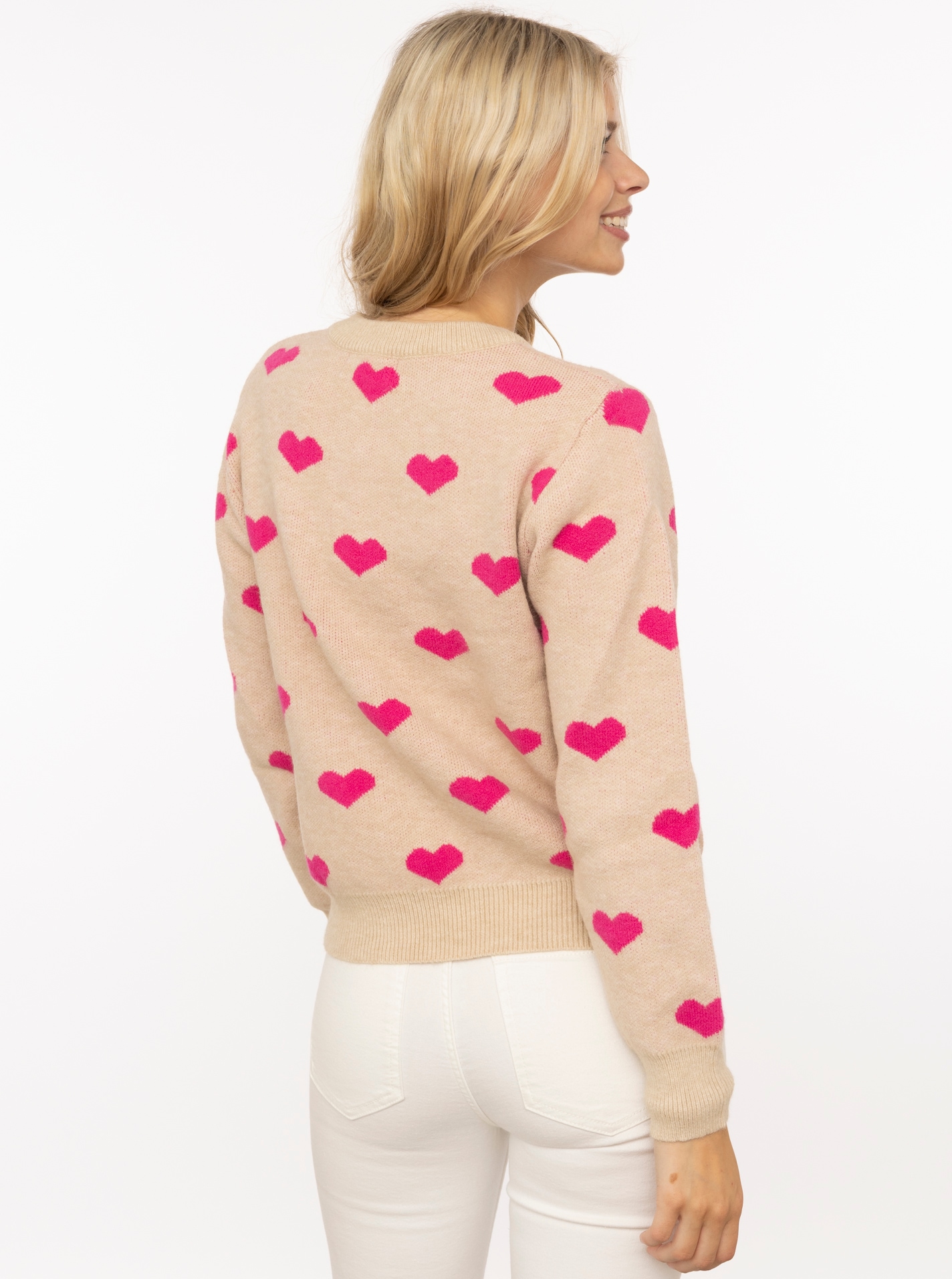 Zwillingsherz Strickpullover »"Herz"« mit Herzmotiv, Rundhalsausschnitt
