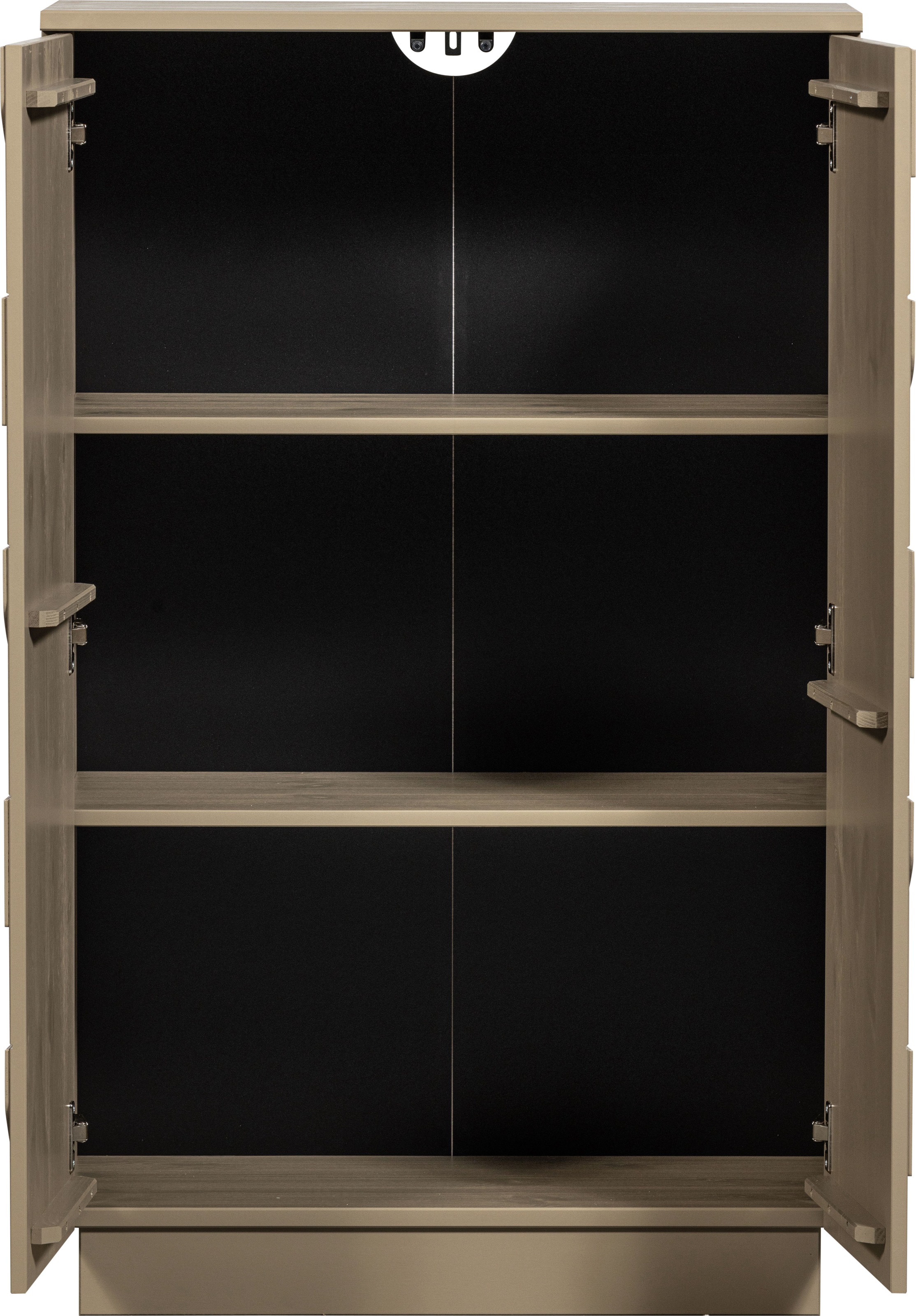 WOOOD Stauraumschrank »Teo« mit push-to-Open-Funktion, Höhe 116 cm