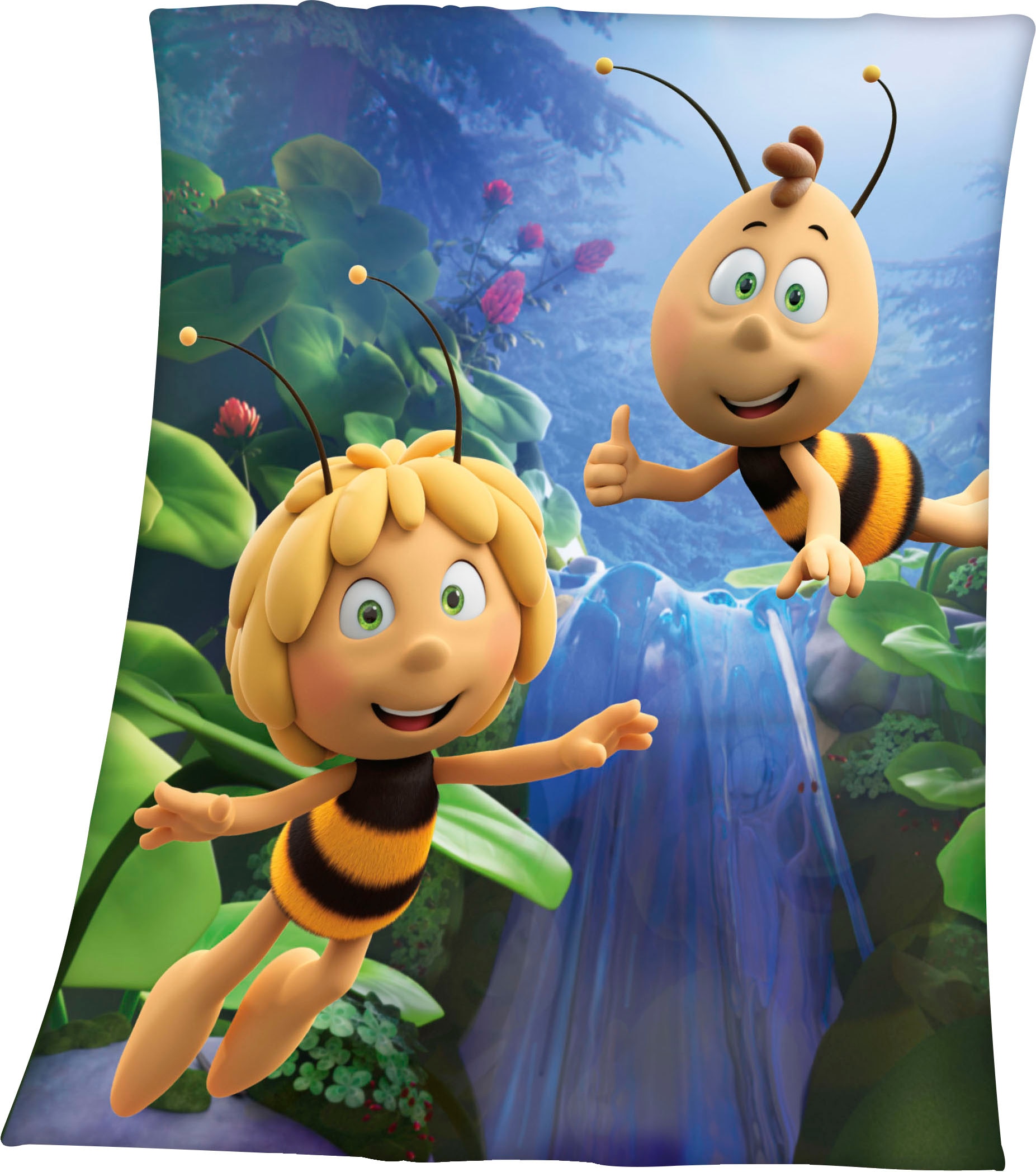 Die Biene Maja Kinderdecke »Biene Maja«, mit tollem Biene Maja und Willi  Motiv, Kuscheldecke acheter confortablement