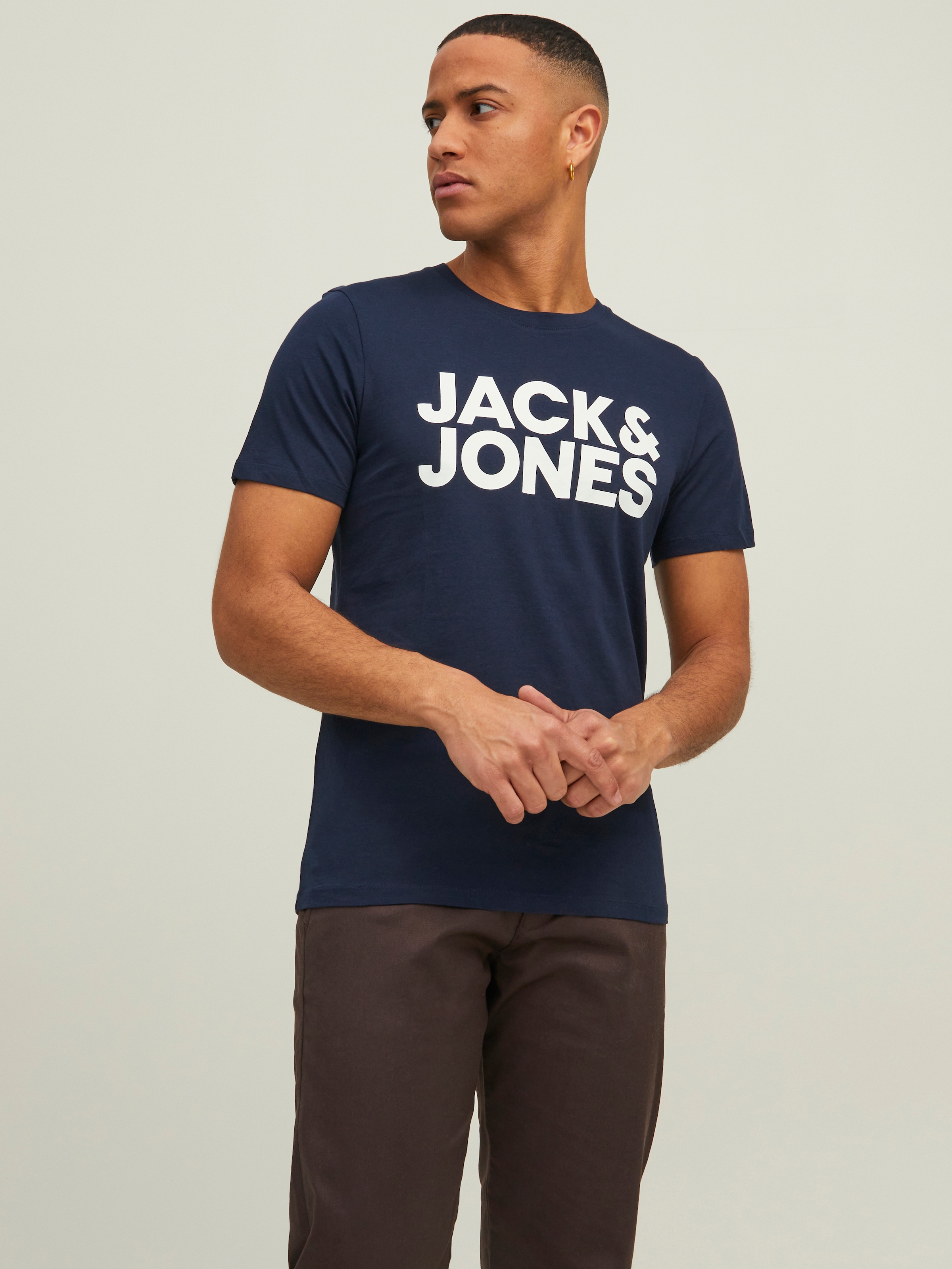 Jack & Jones T-Shirt »CORP LOGO TEE« Packung, 3er-Pack, 3 Stk.