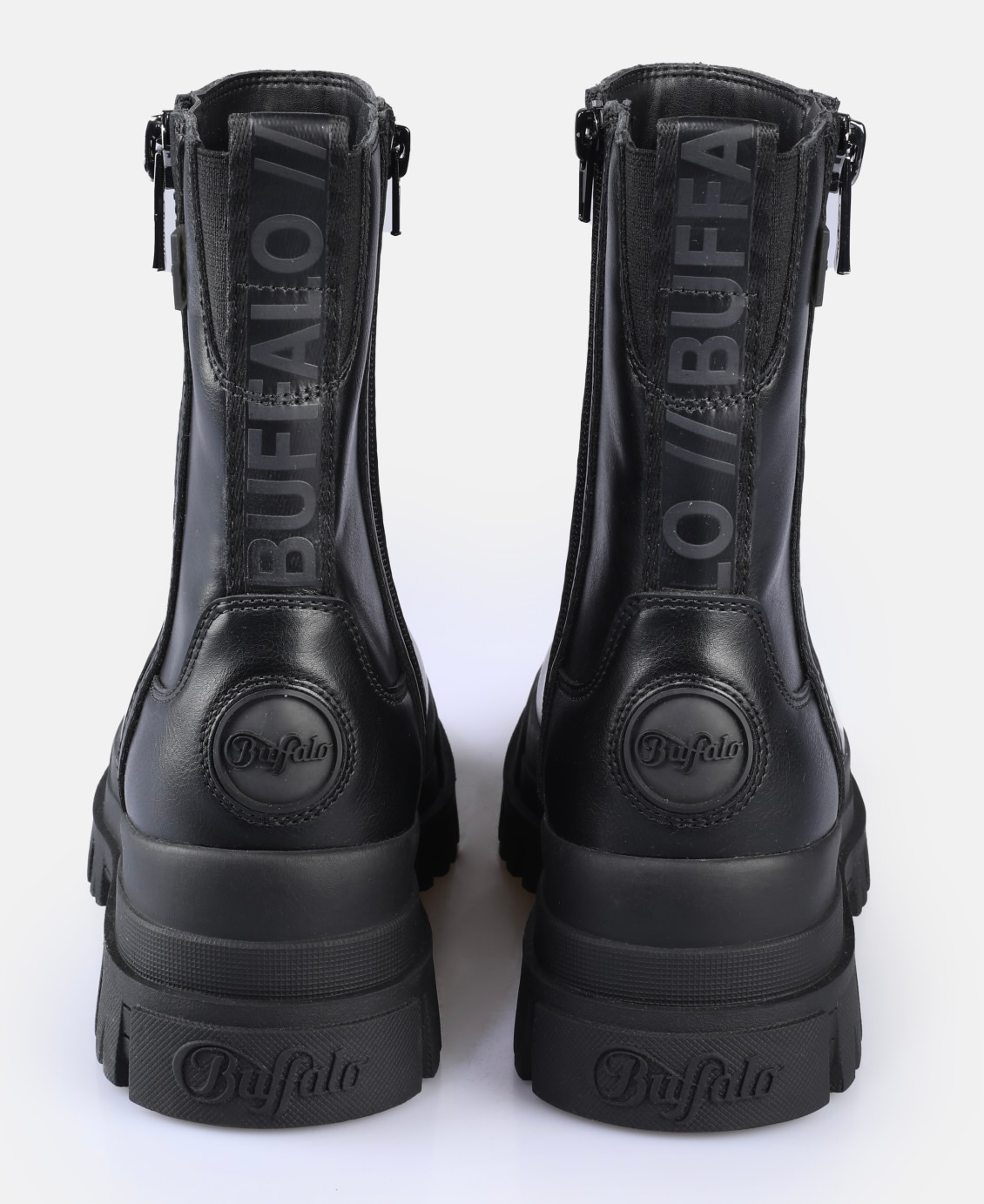 Buffalo Bottes de motard »Aspha Bootie Zip«  bottines à plateforme, bottines avec semelle intérieure en mousse à mémoire de forme