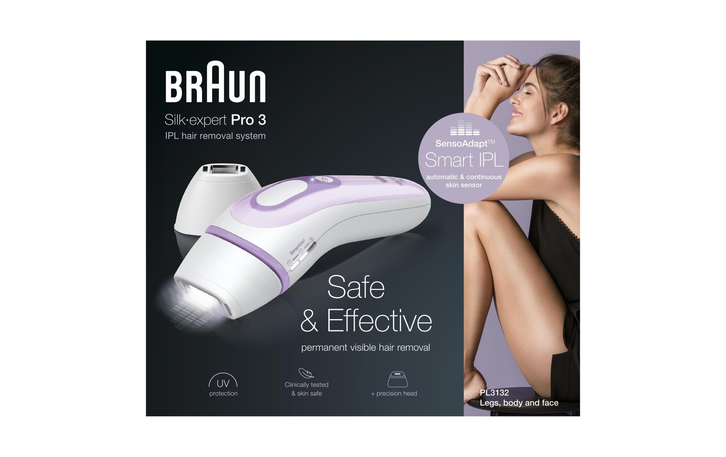 Braun IPL-Haarentferner »Silk-expert Pro 3 PL3132«, 300.000 Lichtimpulse