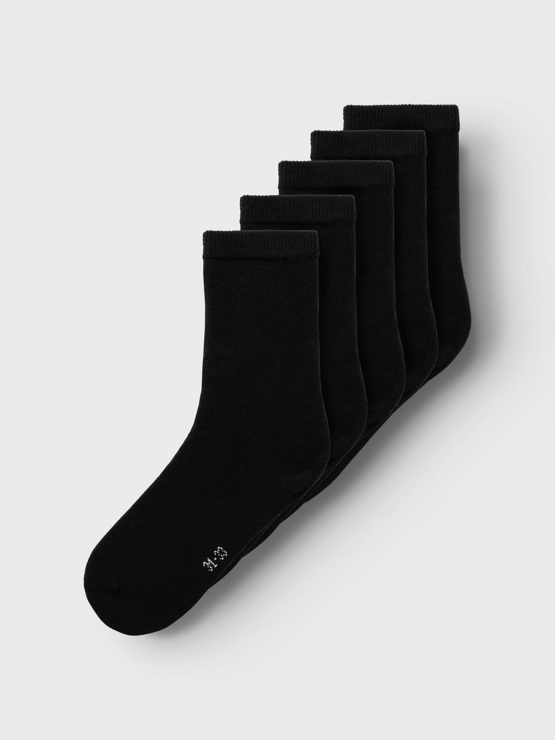 Name It Freizeitsocken »NKNSOCK 5P SOLID NOOS«, (Packung, 5 Paar)