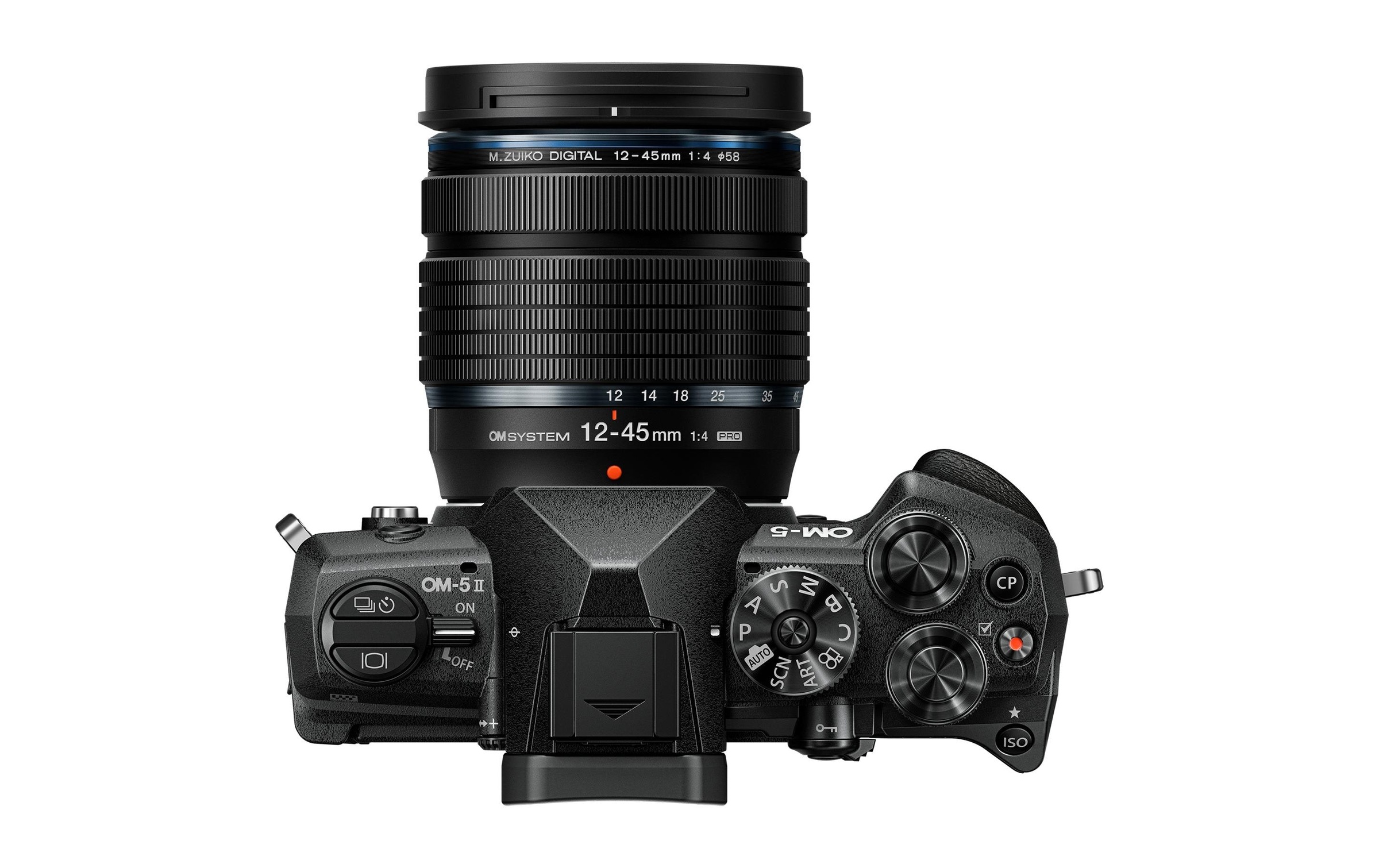 OM SYSTEM Kompaktkamera »OM-5 II M.Zuiko Digital ED 12-45mm Kit«, 20,4 MP, 3,75 fachx opt. Zoom, Bluetooth-WLAN