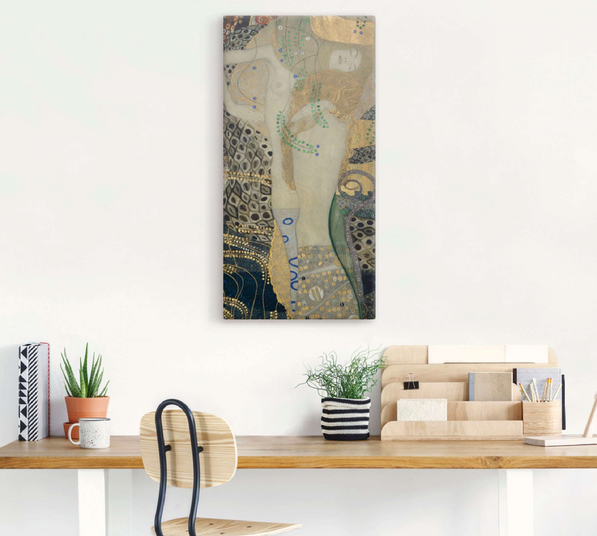 Artland Tableau sur toile »Wasserschlangen I« 1 cuis tlg. als Leinwandbild in verschied. Grössen