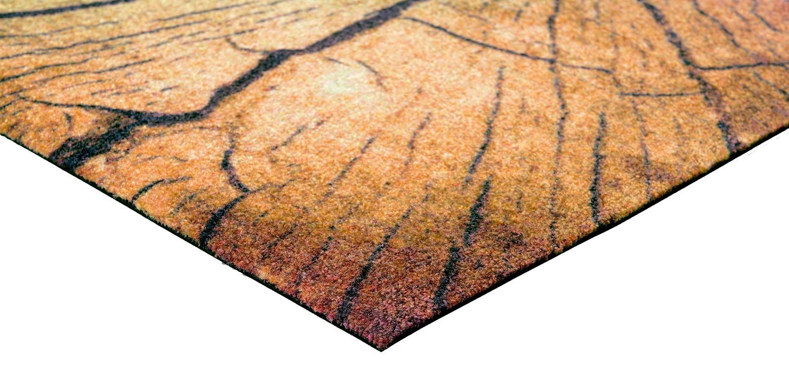 rutschhemmend, Teppich Wohnzimmer by wash+dry Land«, rechteckig, Kleen-Tex kaufen günstig »Wood waschbar,
