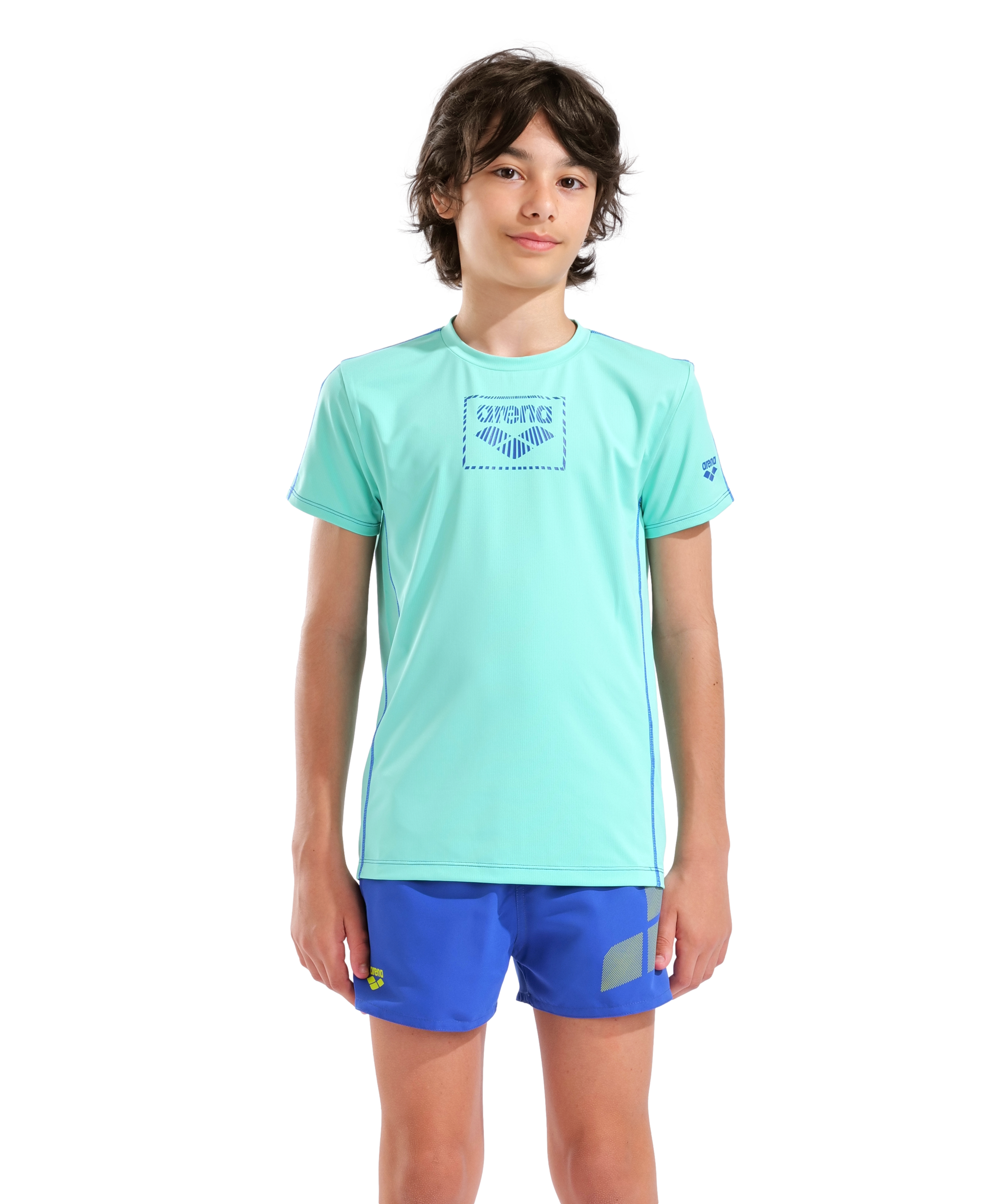 Image of Arena T-Shirt "UNISEX JR ARENA S/S SWIM SHIRT"
