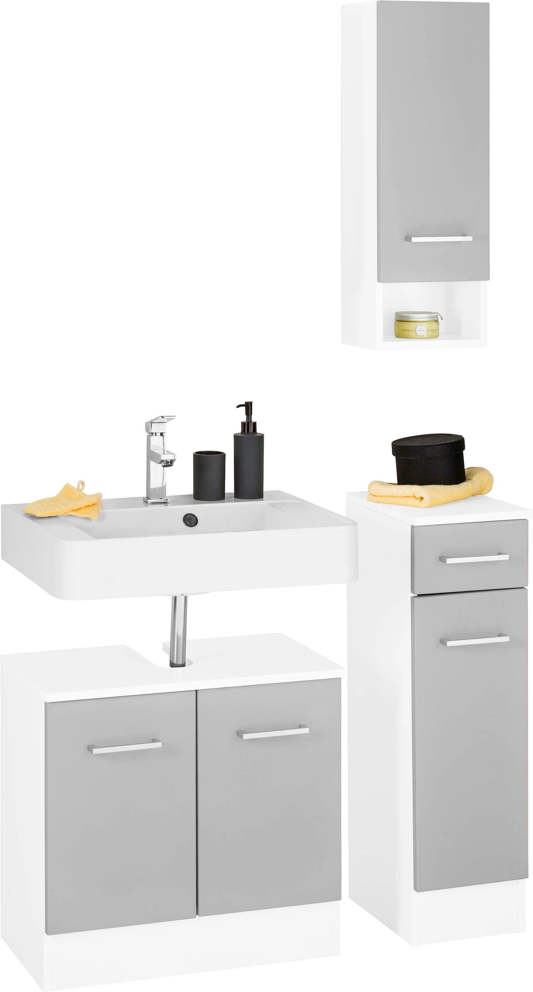 Image of welltime Badmöbel-Set "Ribera" 3 Stk. tlg.
