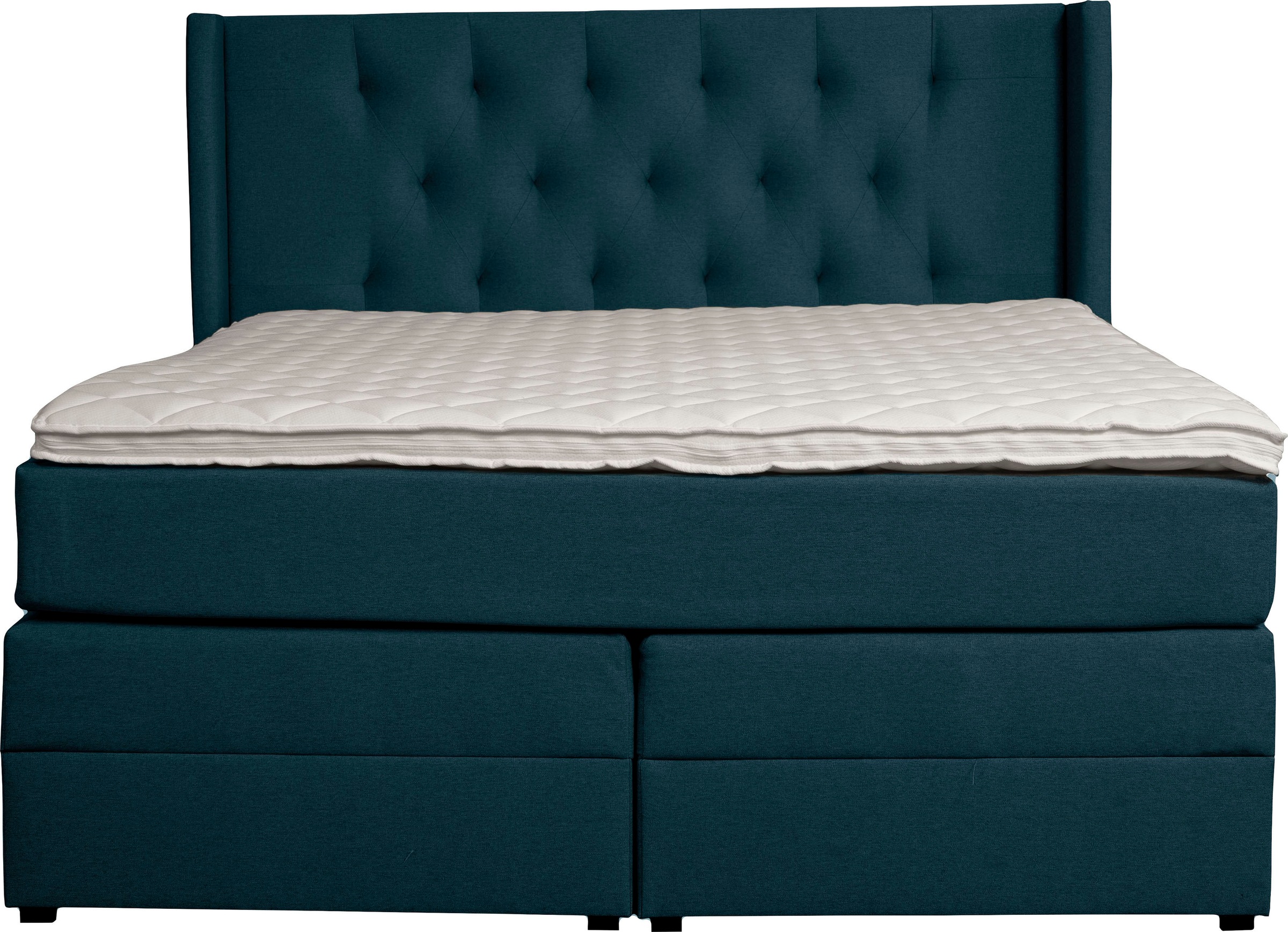 Home affaire Lit boxspring »Elegance« mit schöner Knopfheftung, in den Härtegraden H2 & H3, inkl. Schubladen