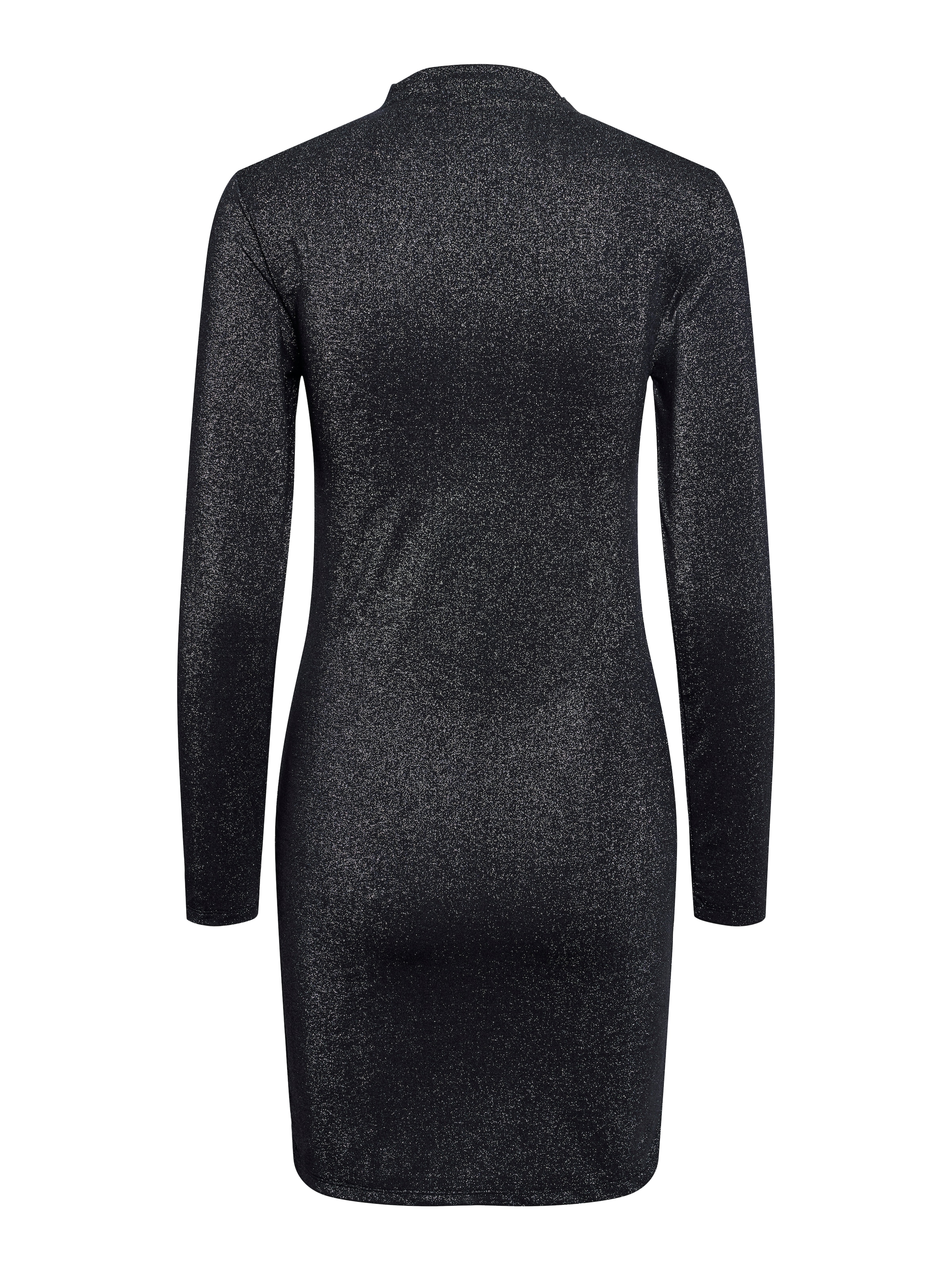 pieces Minikleid »PCMONICA LS GLITTER DRESS NOOS«, mit Glitzereffekt
