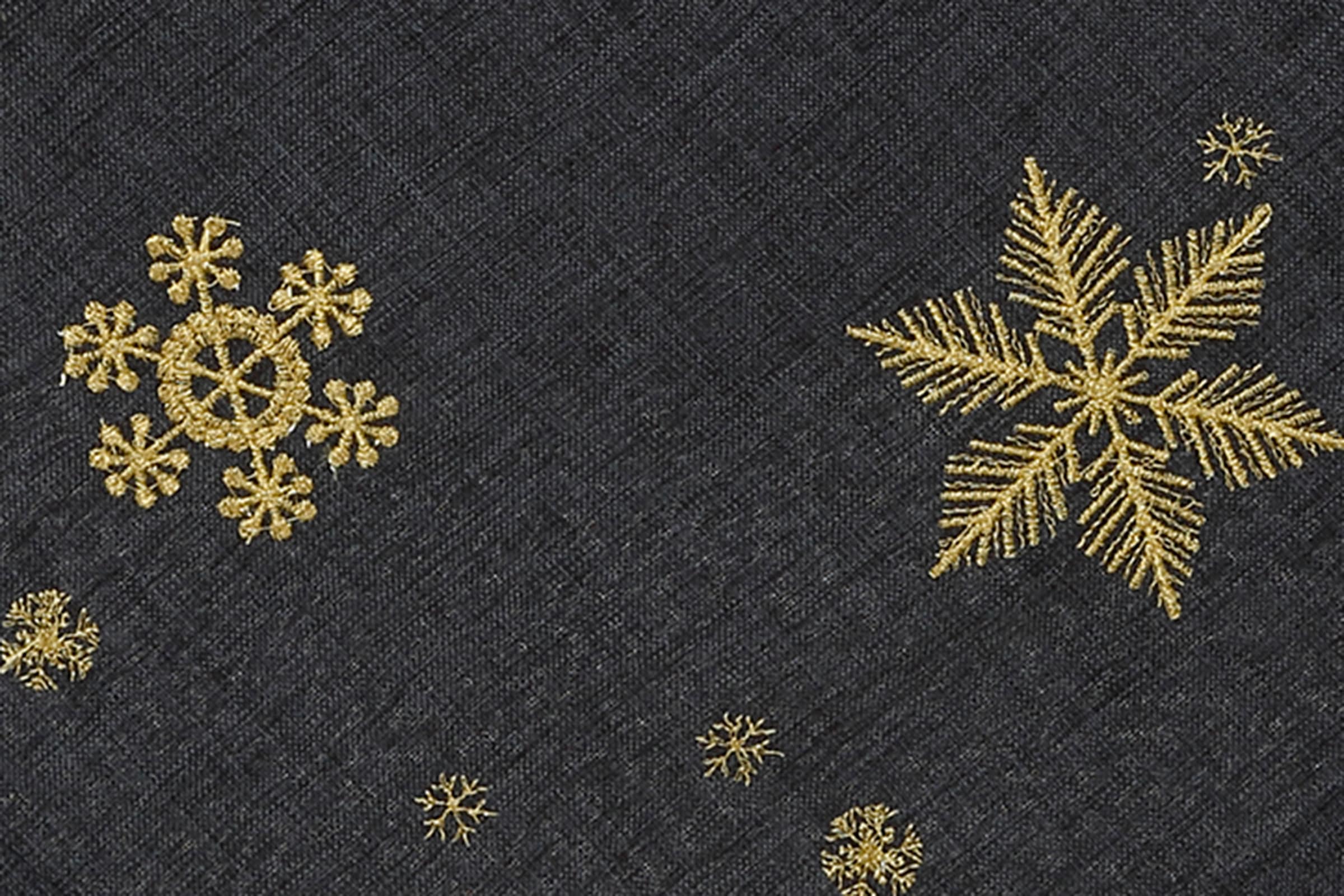 Dreams Nappe de milieu »Schneeflocke, Weihnachtsdeko« mit aufwendiger Stickerei