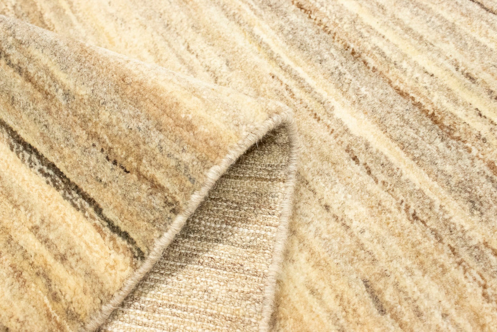 morgenland Wollteppich »Gabbeh Teppich handgeknüpft handgeknüpft rechteckig, kaufen naturweiss«, jetzt
