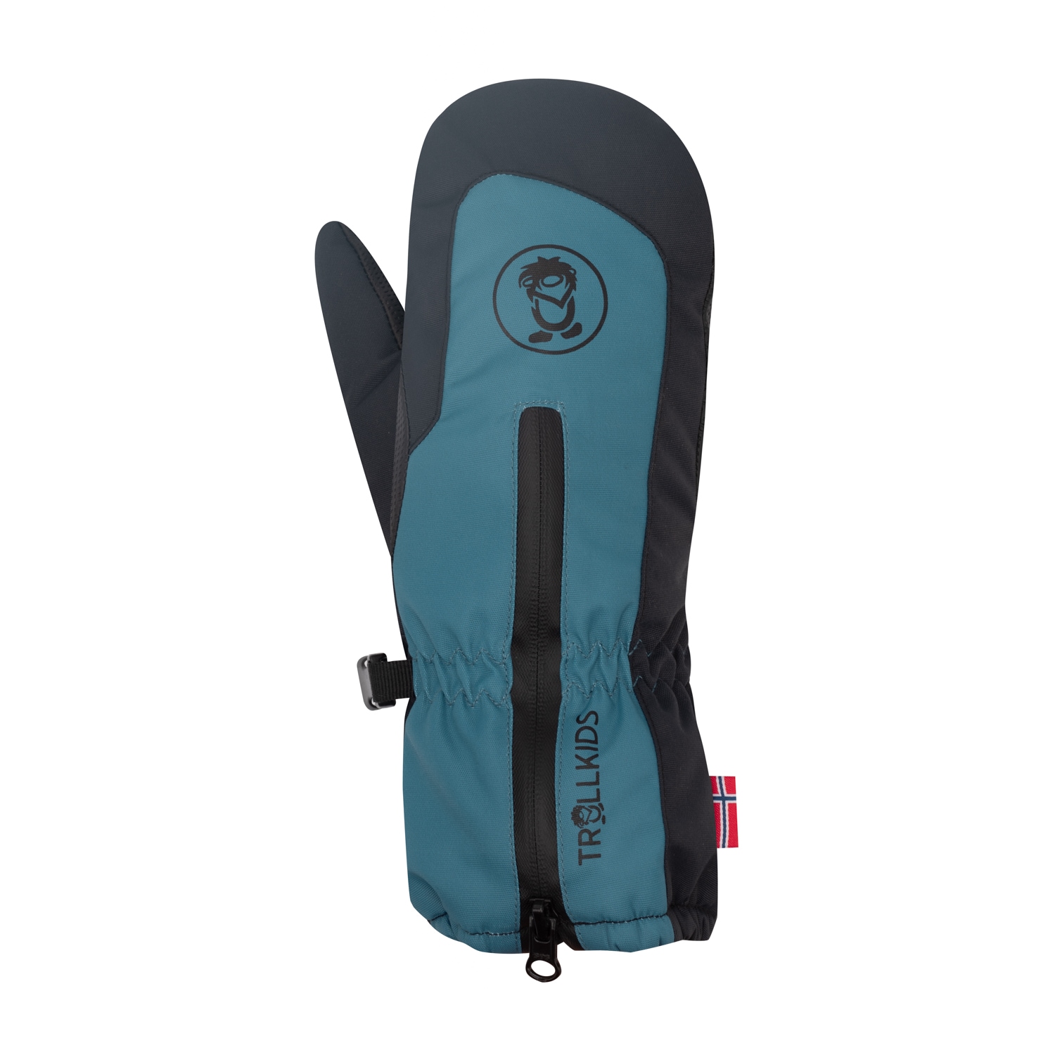 TROLLKIDS Gants de ski »KIDS RAULAND MITTEN« gant mitaine robuste et imperméable, avec fermeture éclair doublée