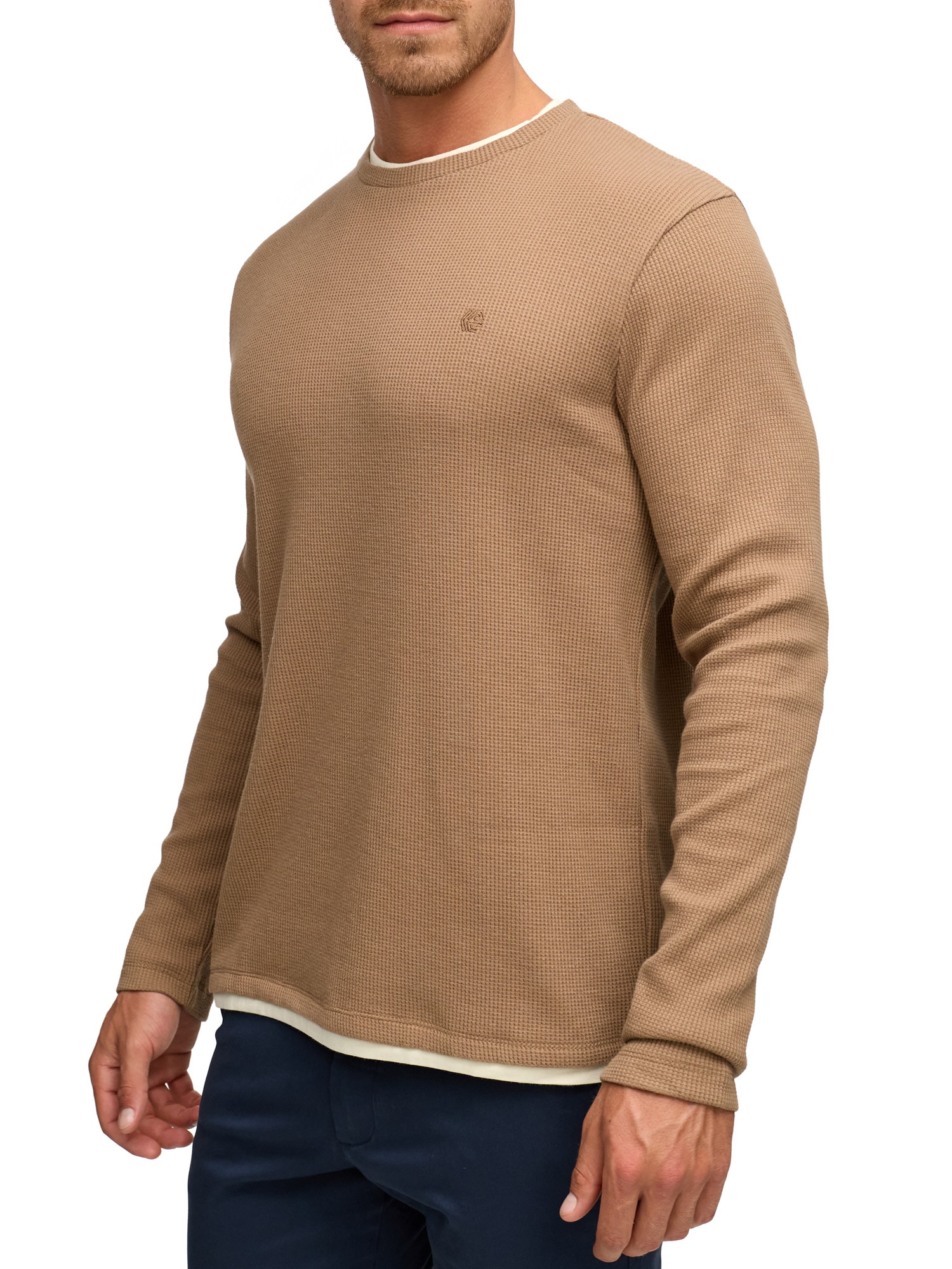 Indicode T-shirt à manches longues »INSigfinn«