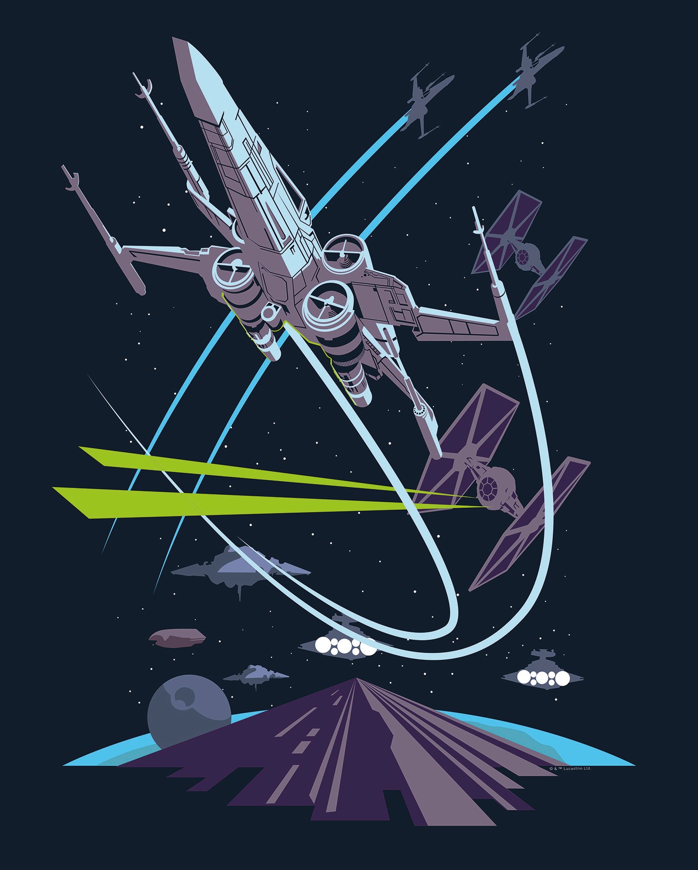 Image of Komar Poster »Star Wars Classic Vector X-Wing«, Star Wars bei Ackermann Versand Schweiz