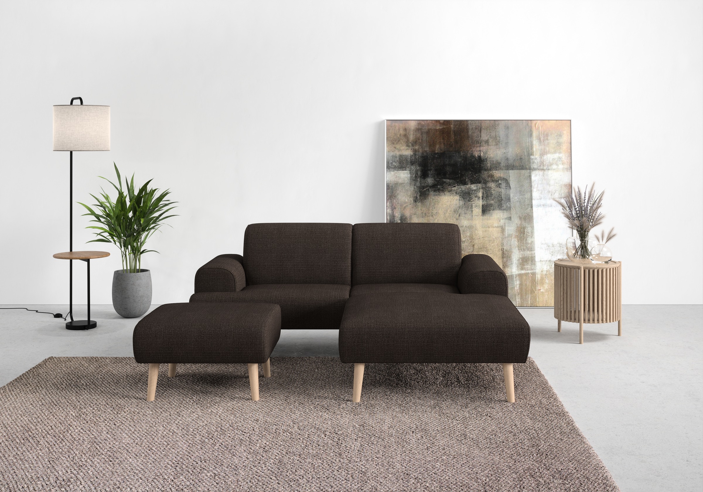 andas Ecksofa »Swift L-Form«, Federkern-Polsterung, B/T/H: 192/83/176 cm