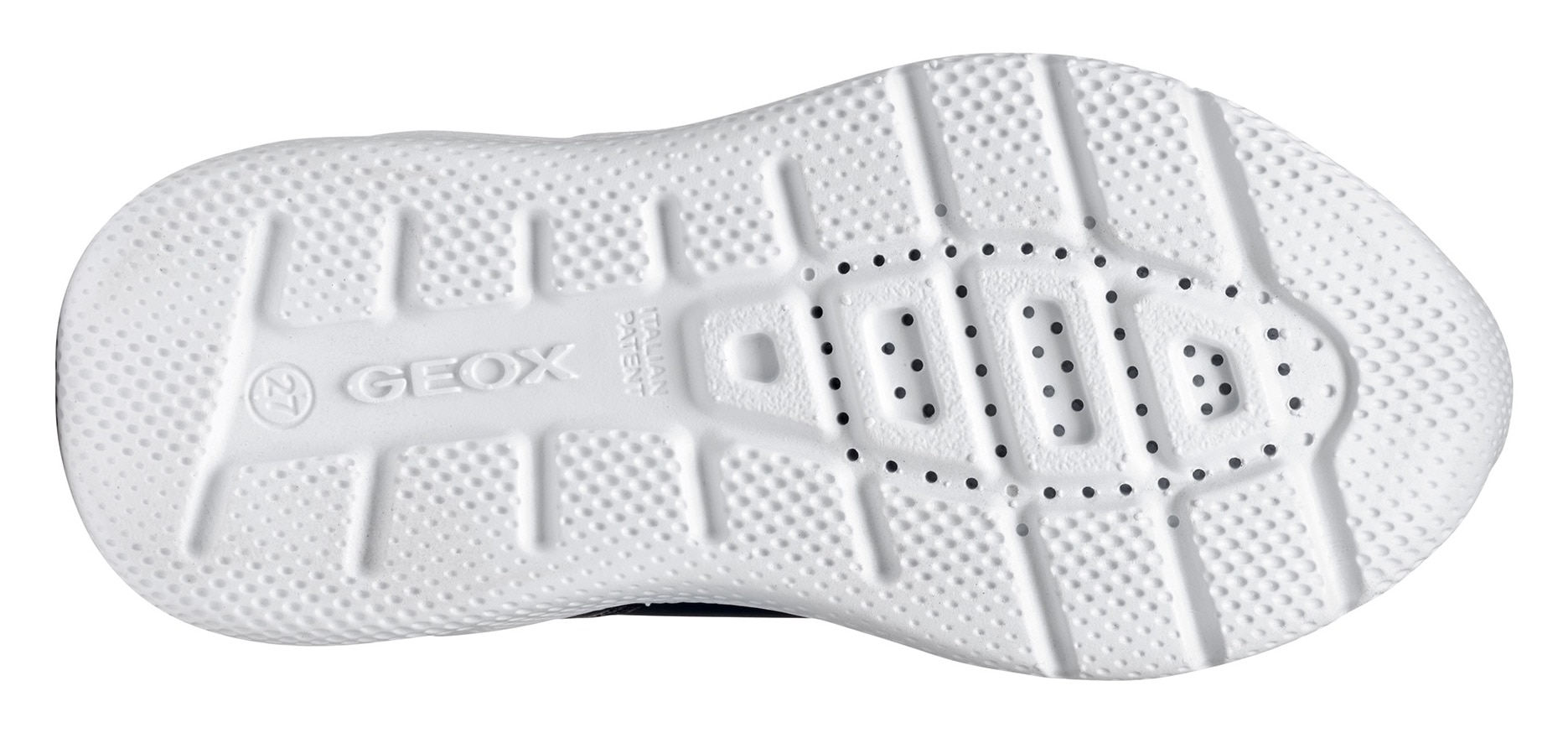 Geox Sneakers »J SPRINTYE BOY«  , Freizeitschuh, Klettschuh mit elastischen Schnürsenkeln
