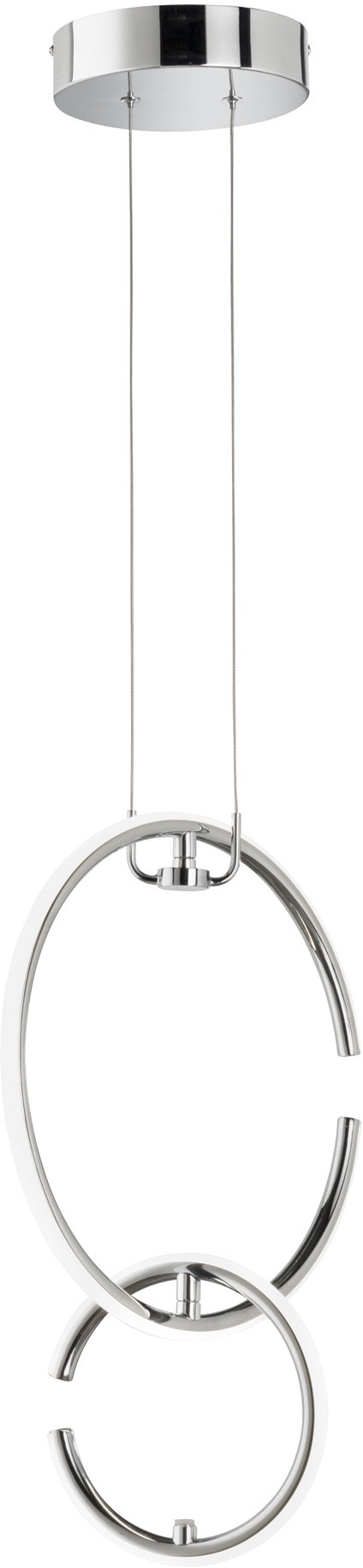 Image of WOFI LED Pendelleuchte »Pendelleuchte Click&match 2flg«, LED-Modul, 1 St., Neutralweiss, rundes Design bei Ackermann Versand Schweiz