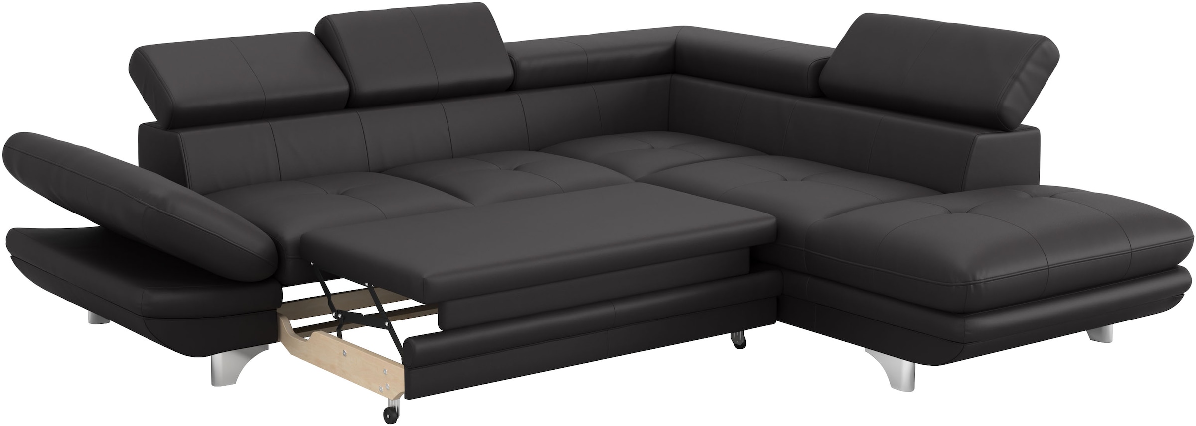COTTA Ecksofa »Enterprise L-Form«, mit Arm- & Kopfteilverstellung, wahlweise mit Bettfunktion