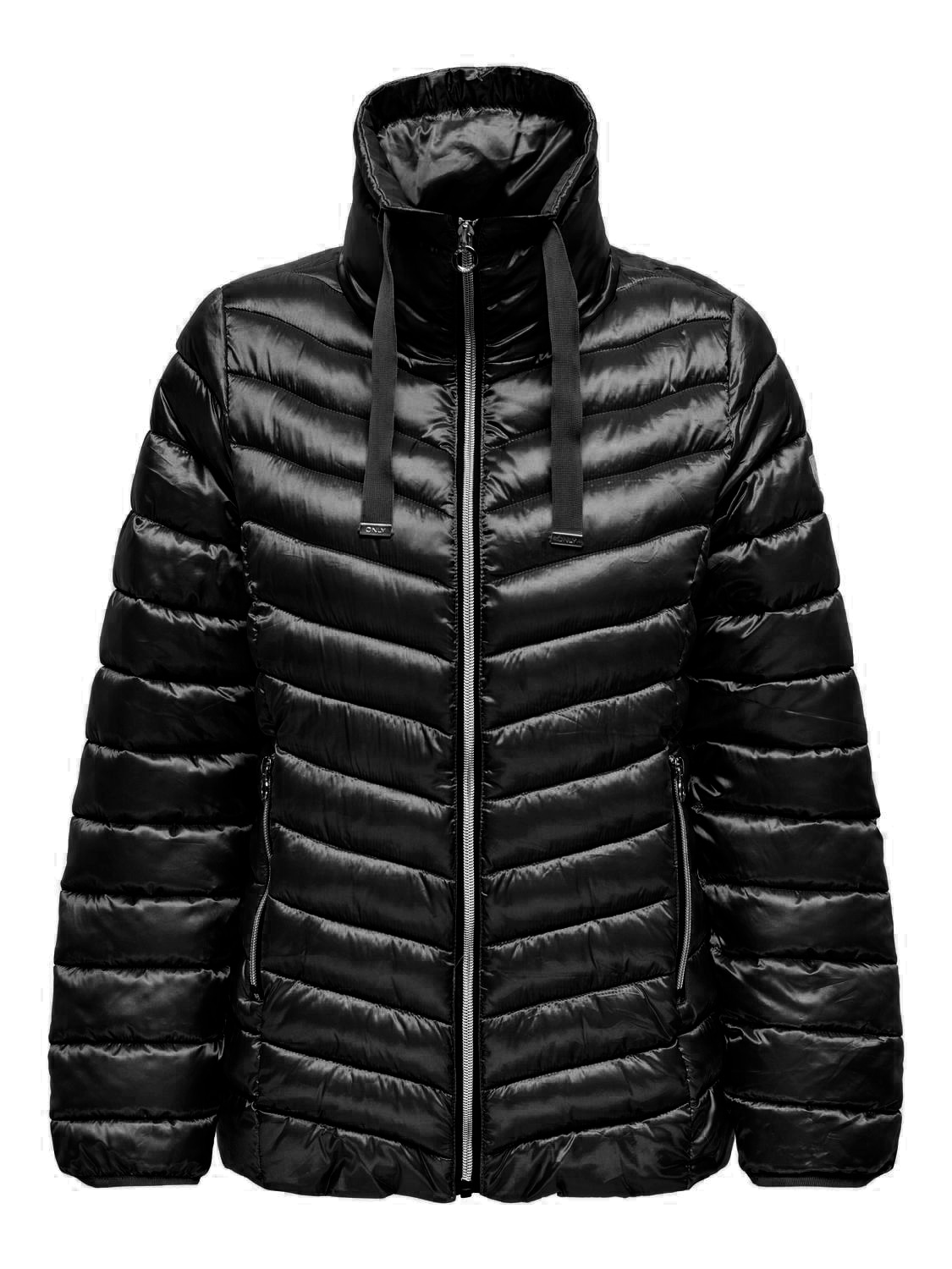 Image of ONLY Steppjacke "ONLVEGA QUILTED LIFE JACKET CC OTW" regular fit, modisch, Materialmix, Steppware, Stehkragen