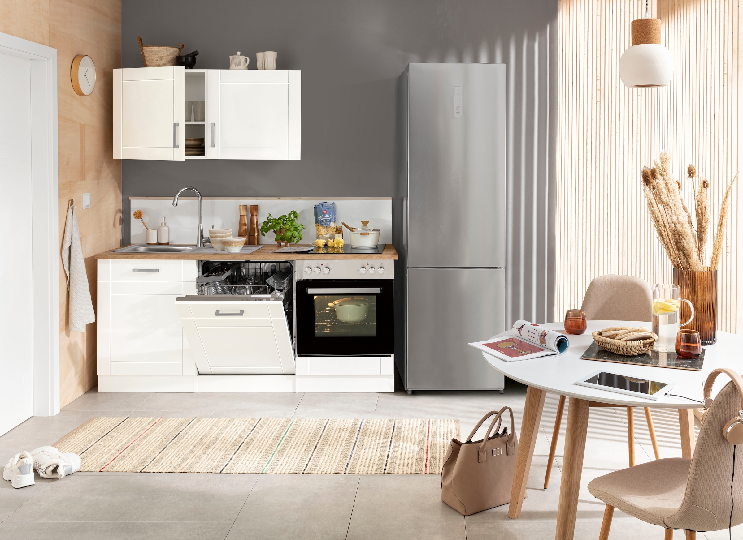 KOCHSTATION Kitchenette »KS-Tinnum« sans appareils électriques, largeur 180 cm