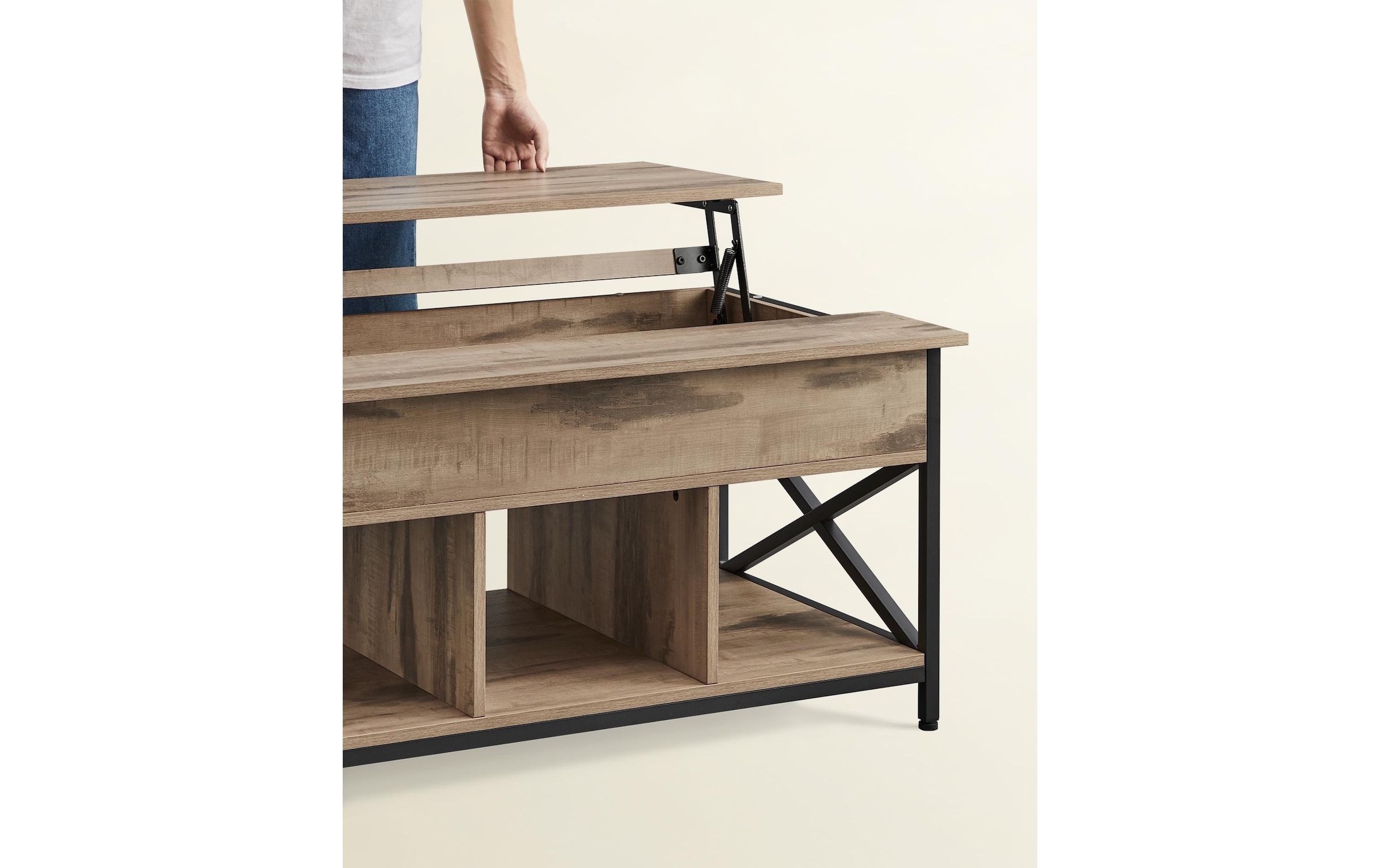 VASAGLE Couchtisch »100 x 48 cm/62 cm«